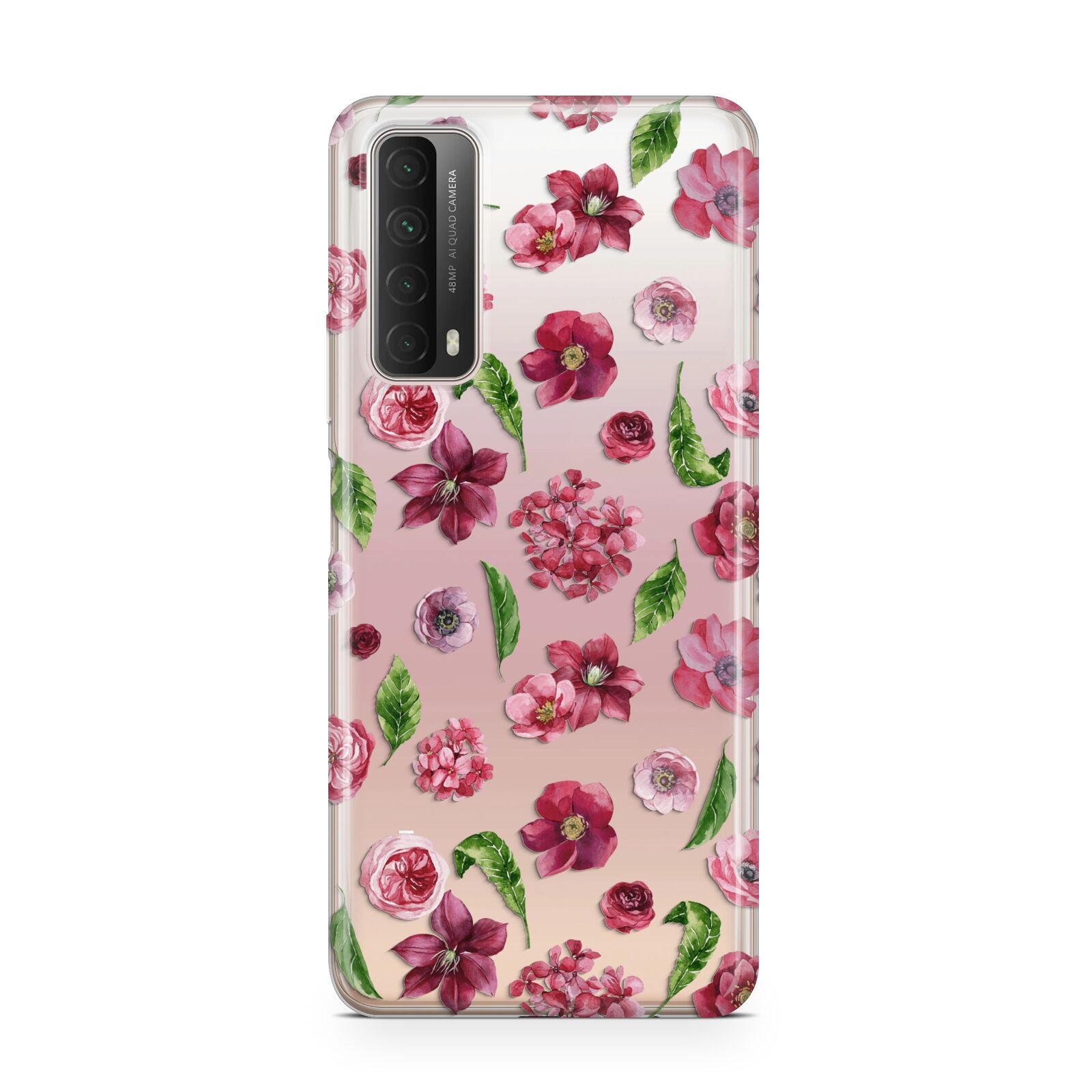 Pink Floral Huawei P Smart 2021