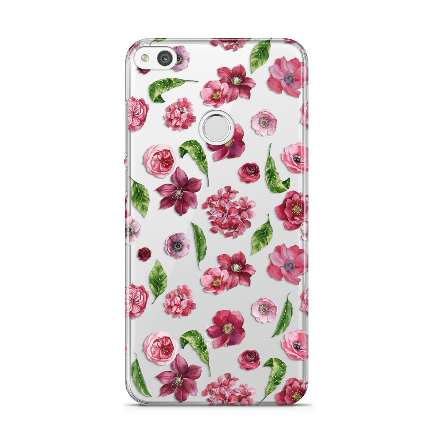 Pink Floral Huawei P8 Lite Case