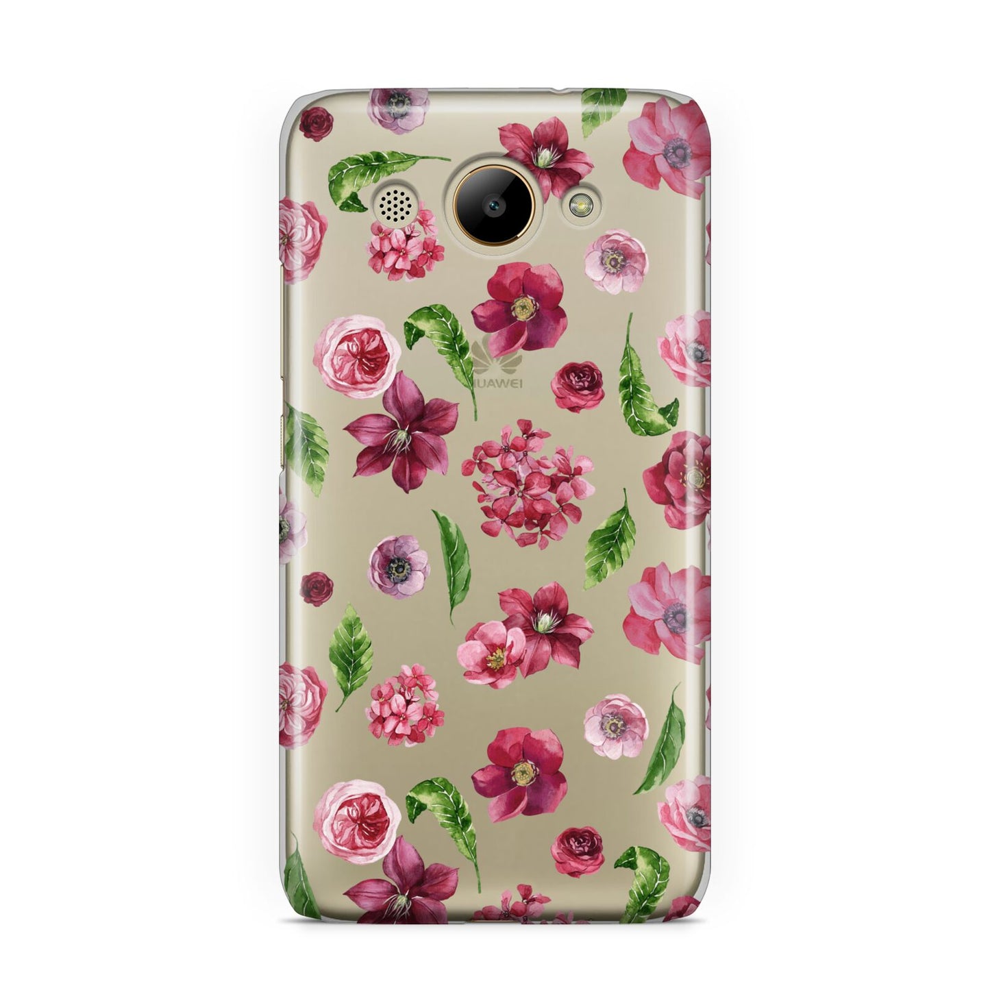 Pink Floral Huawei Y3 2017