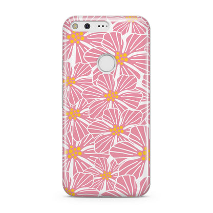 Pink Flowers Google Pixel Case