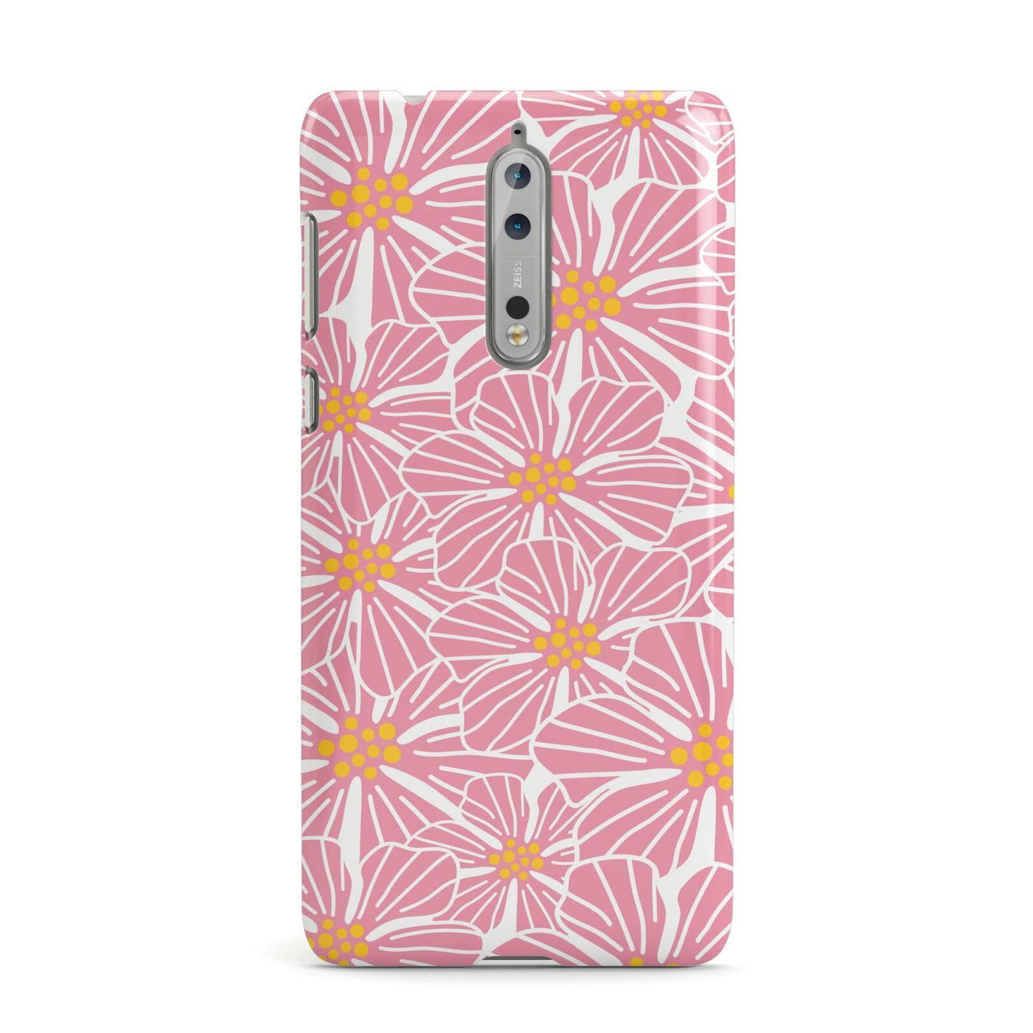 Pink Flowers Nokia Case