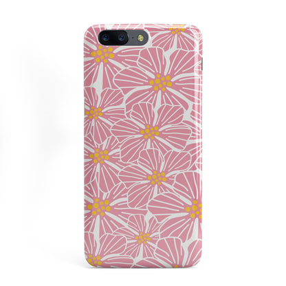 Pink Flowers OnePlus Case