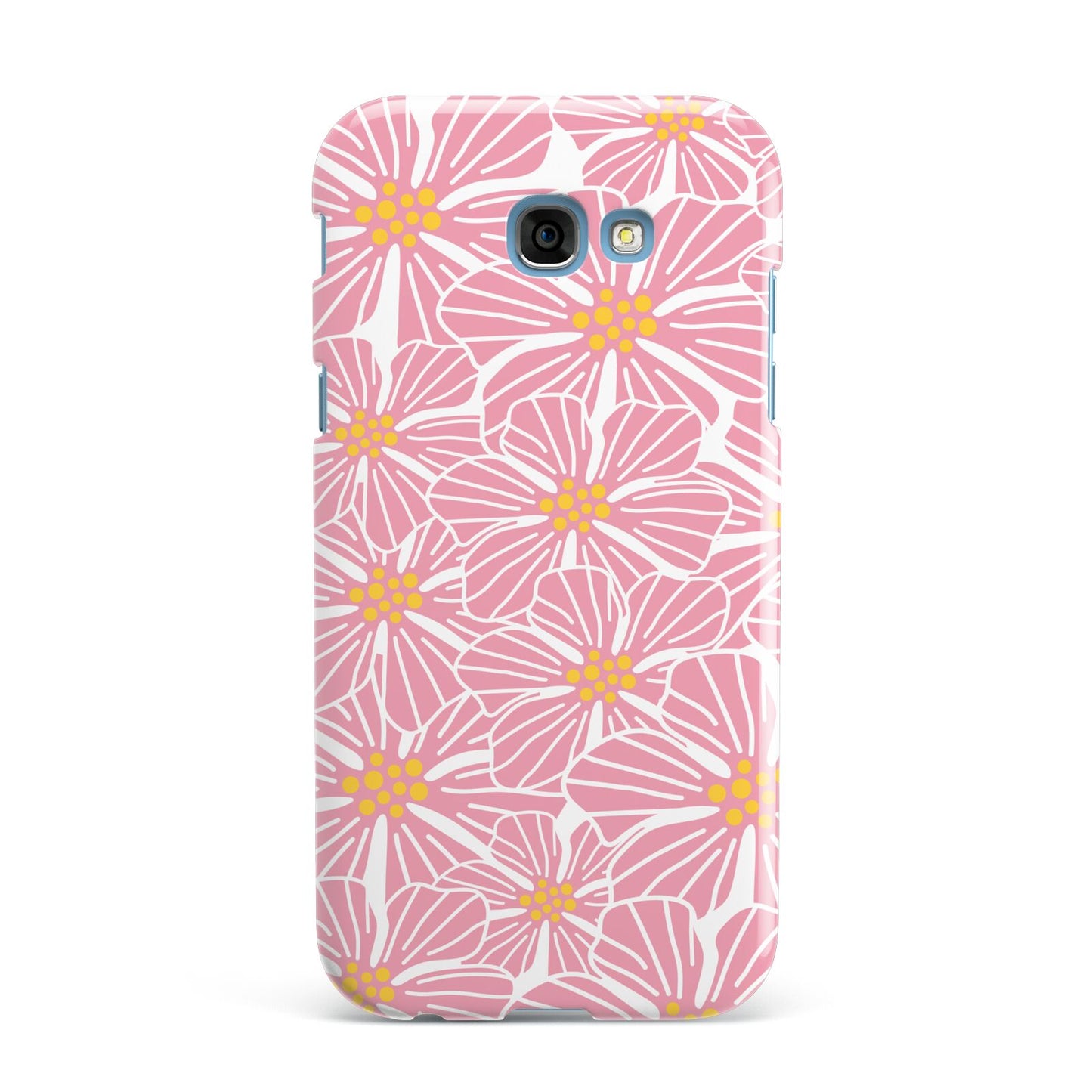 Pink Flowers Samsung Galaxy A7 2017 Case