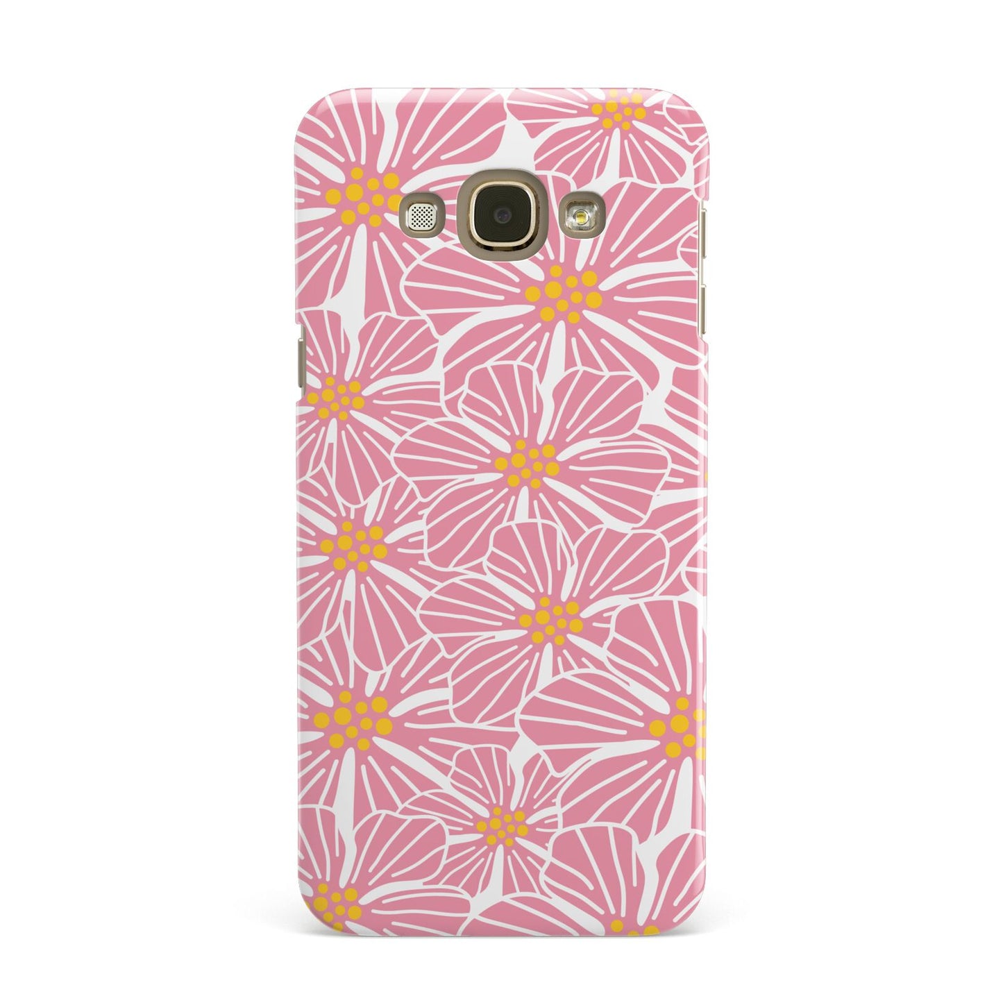 Pink Flowers Samsung Galaxy A8 Case