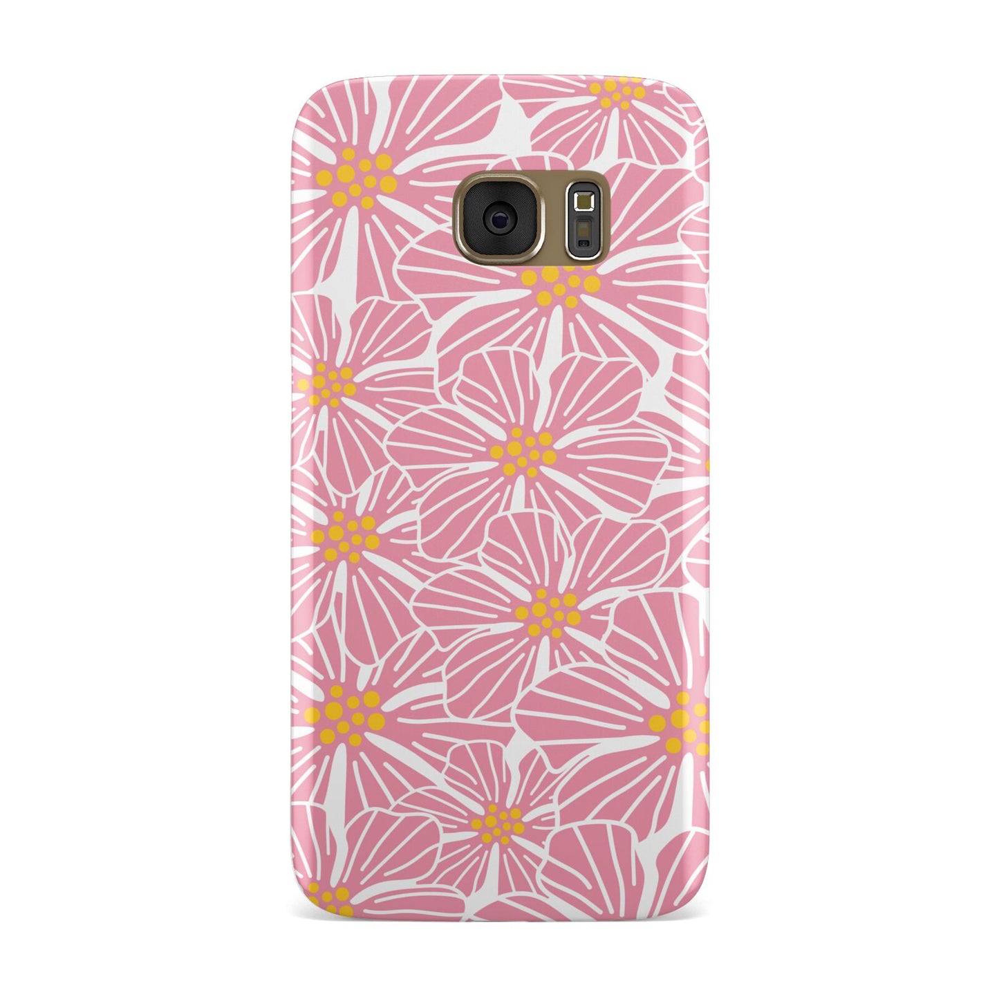 Pink Flowers Samsung Galaxy Case