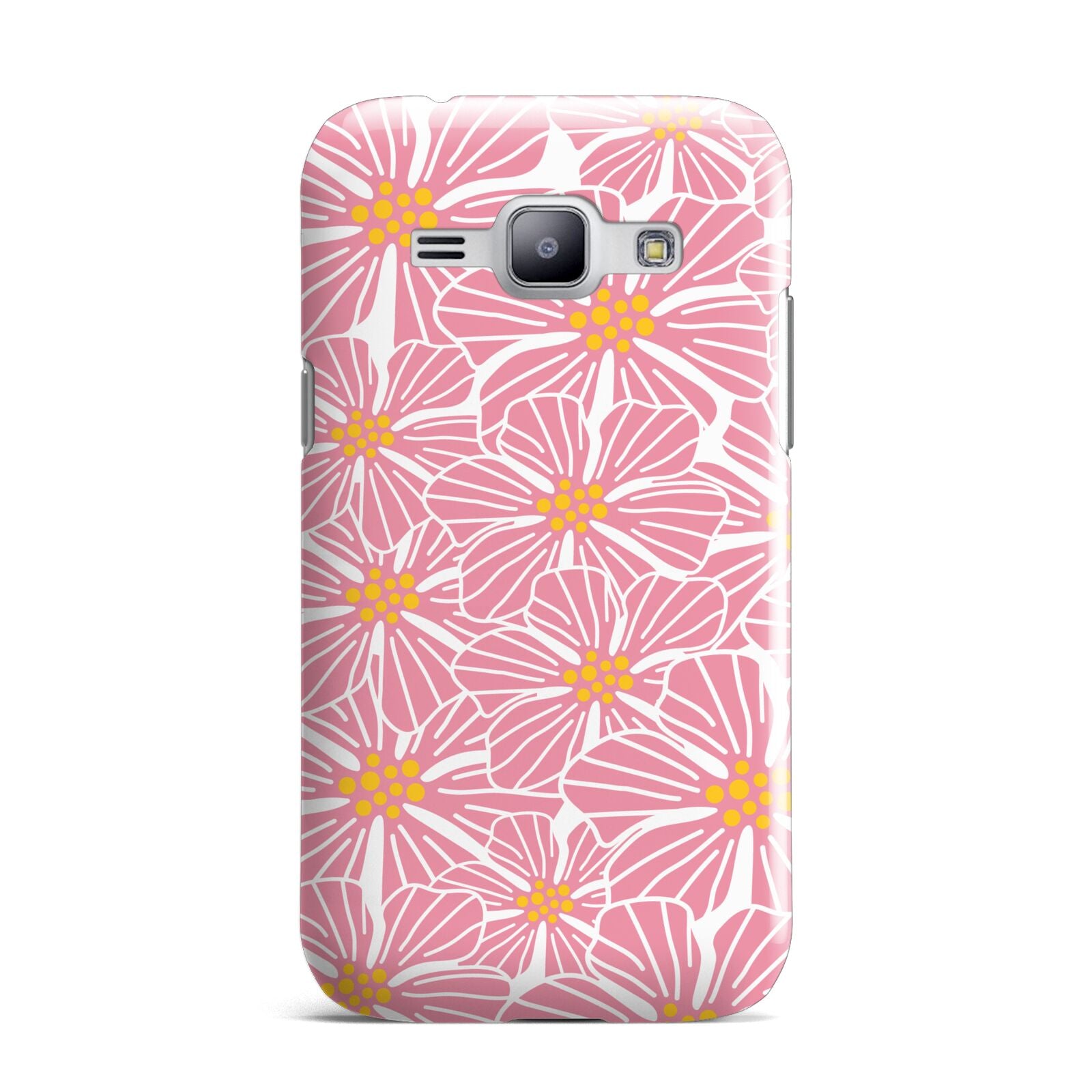 Pink Flowers Samsung Galaxy J1 2015 Case