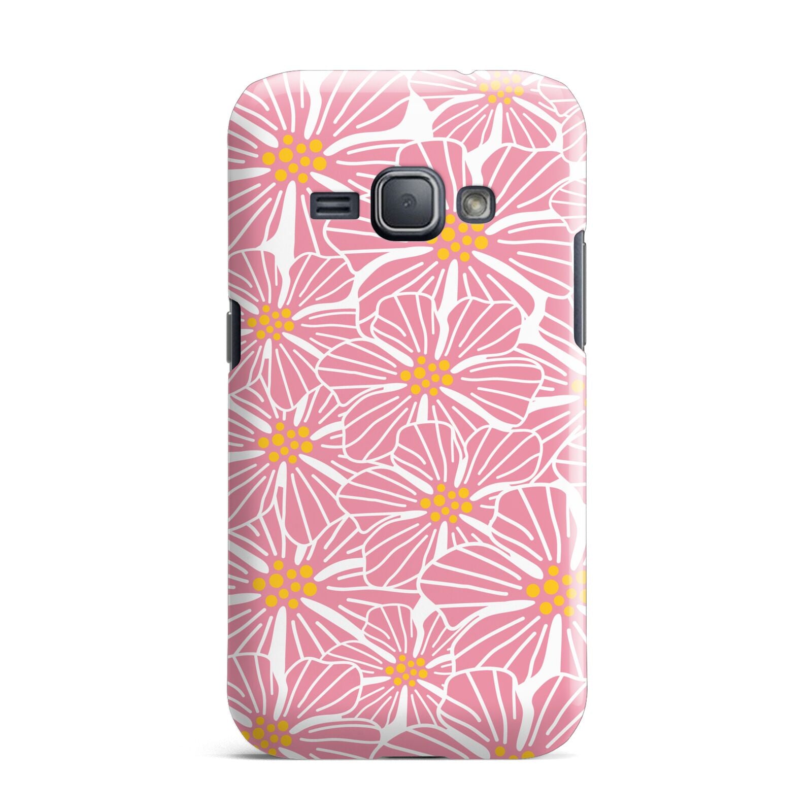 Pink Flowers Samsung Galaxy J1 2016 Case