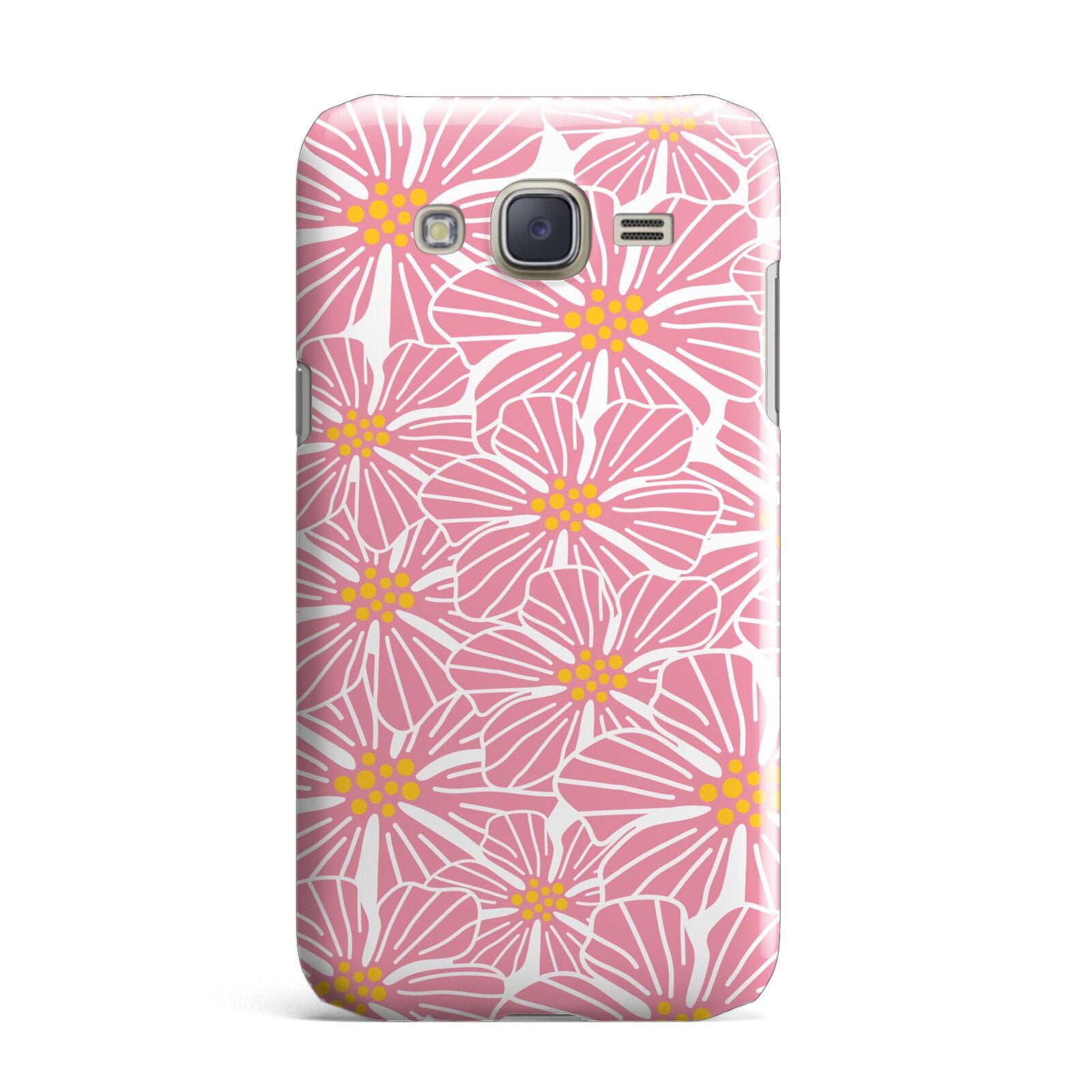 Pink Flowers Samsung Galaxy J7 Case