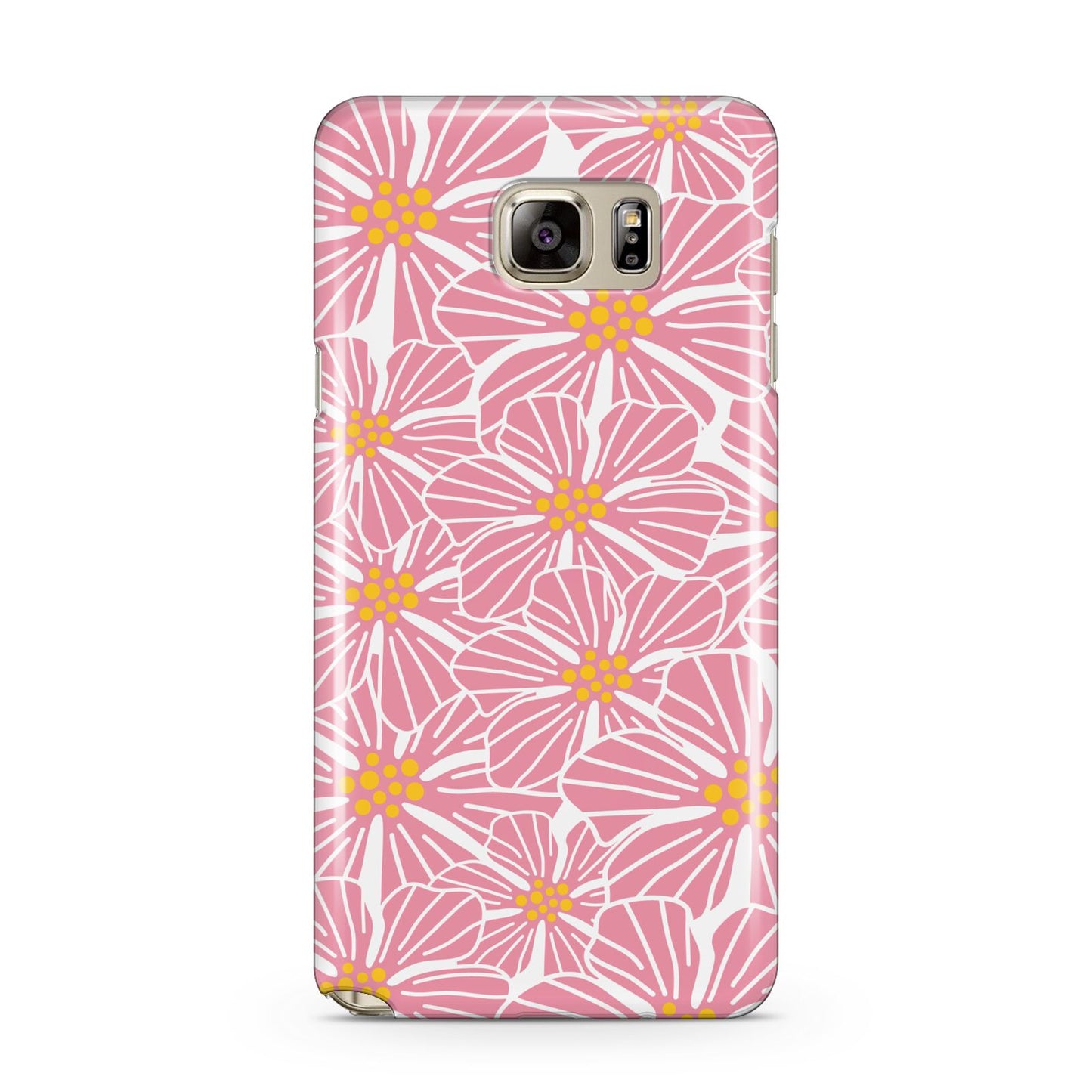 Pink Flowers Samsung Galaxy Note 5 Case