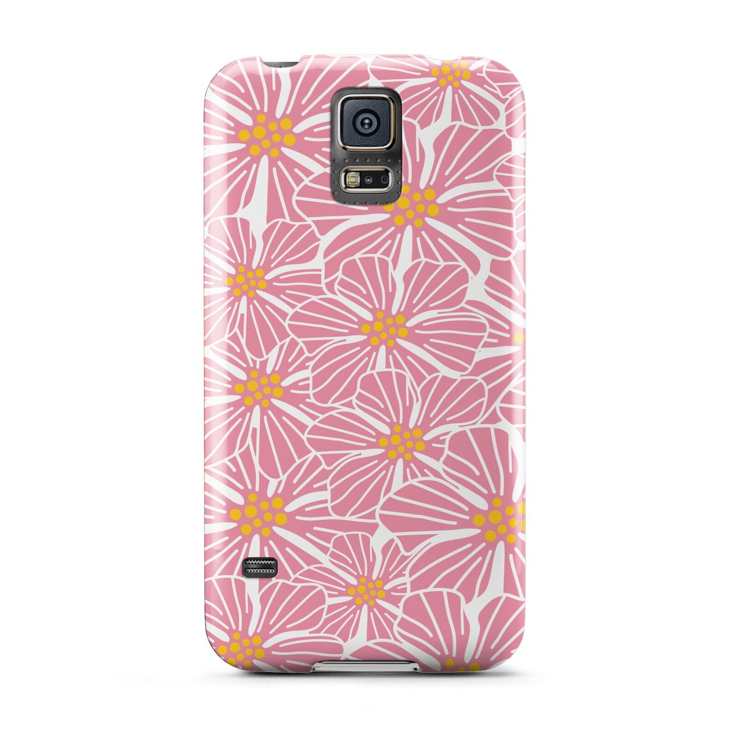 Pink Flowers Samsung Galaxy S5 Case