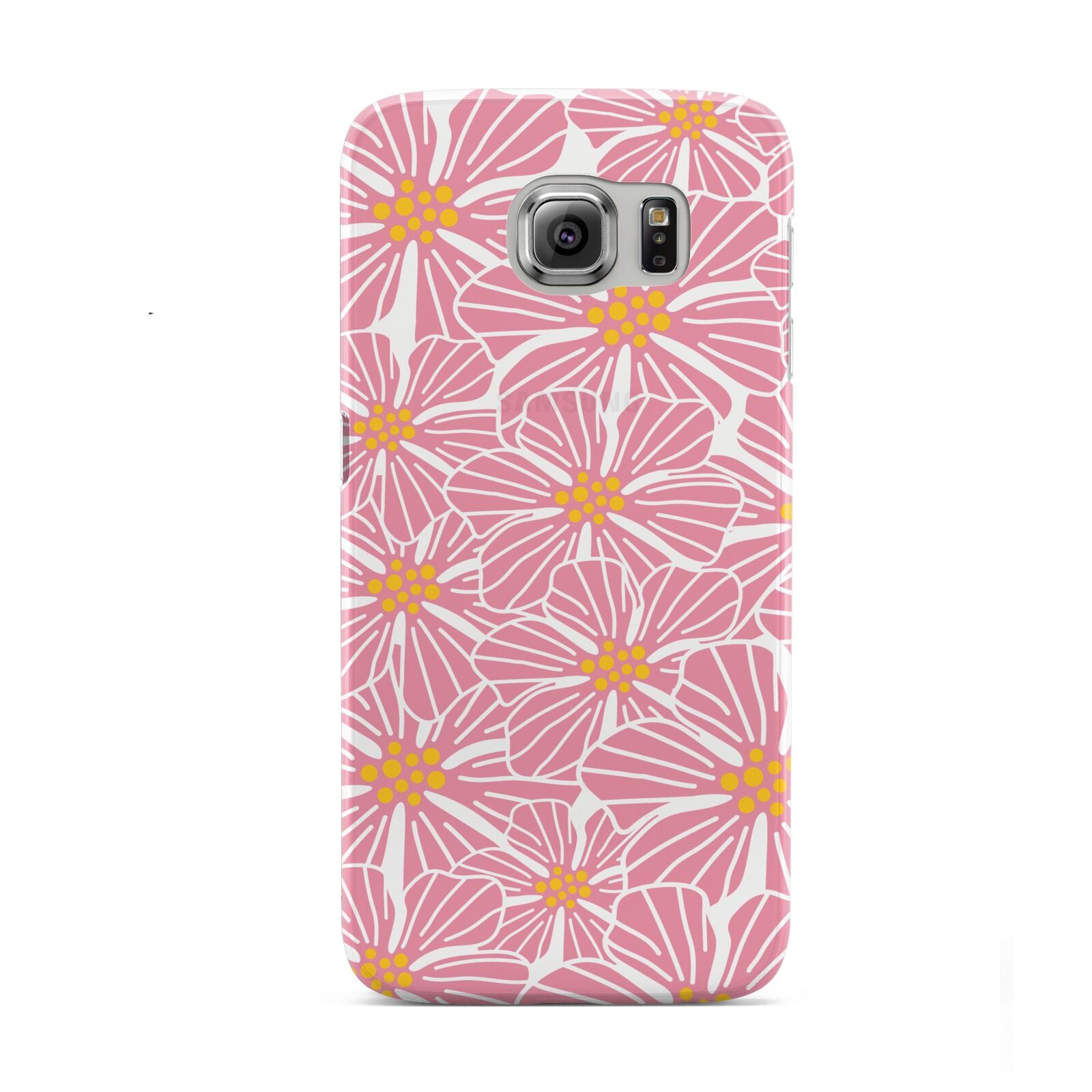 Pink Flowers Samsung Galaxy S6 Case