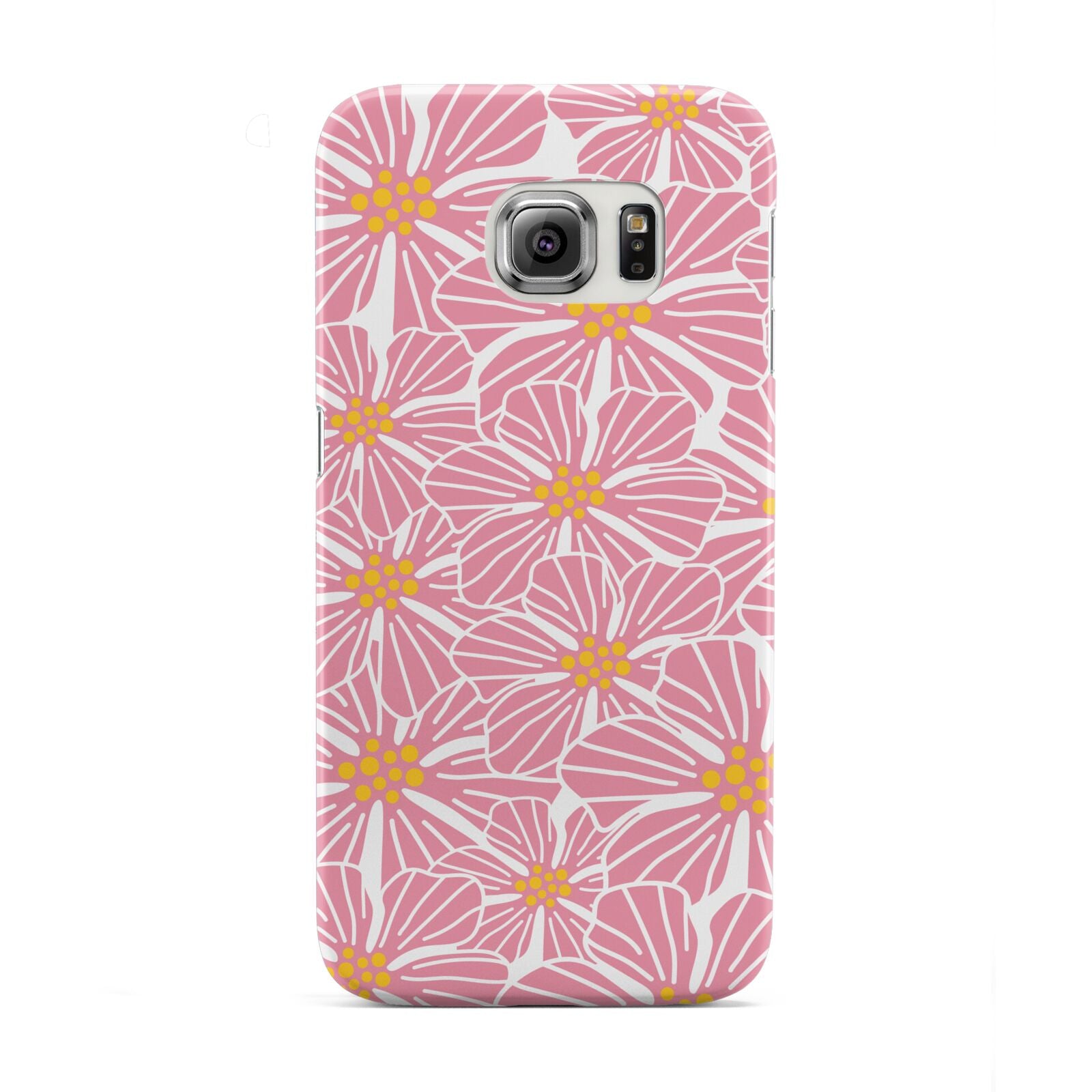 Pink Flowers Samsung Galaxy S6 Edge Case