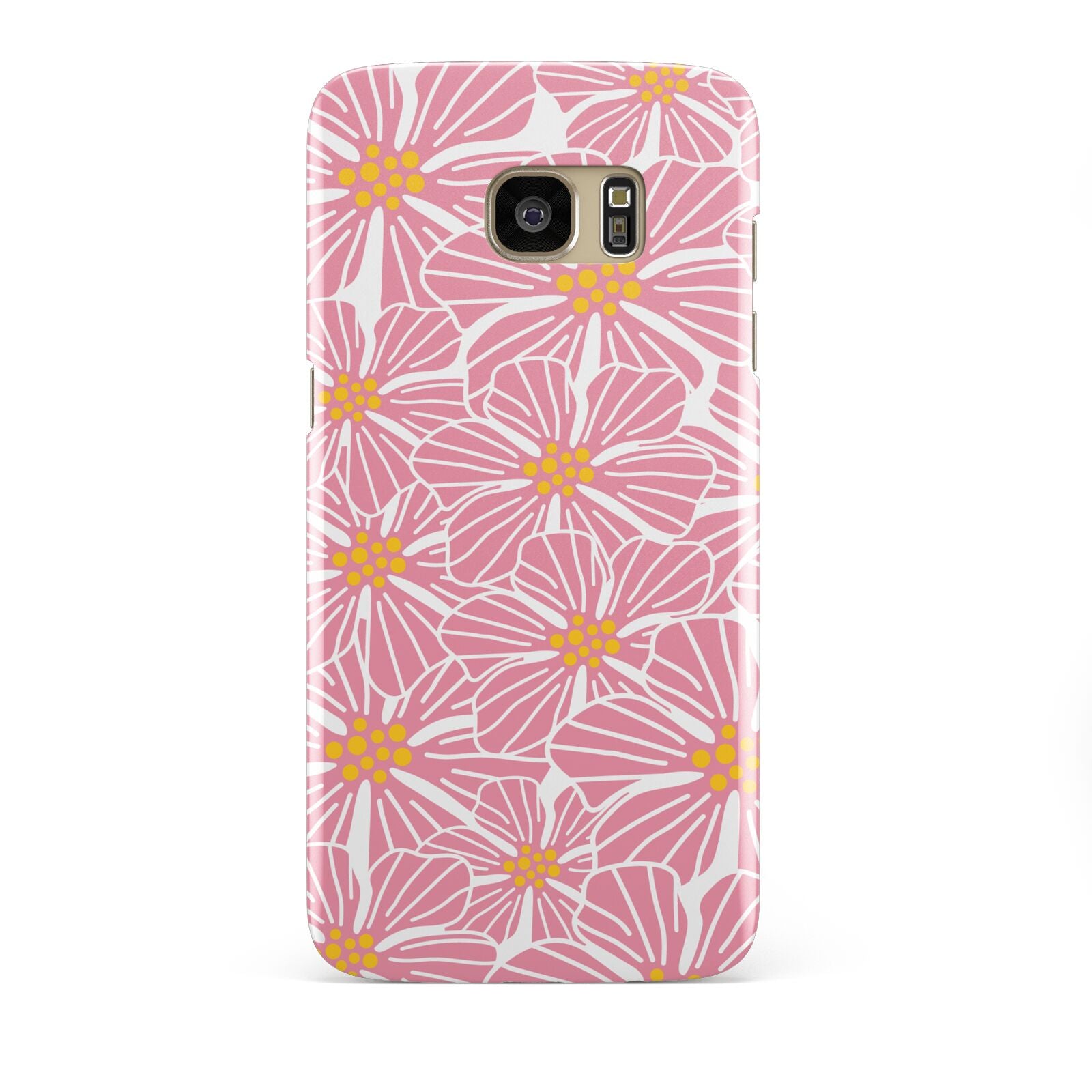 Pink Flowers Samsung Galaxy S7 Edge Case