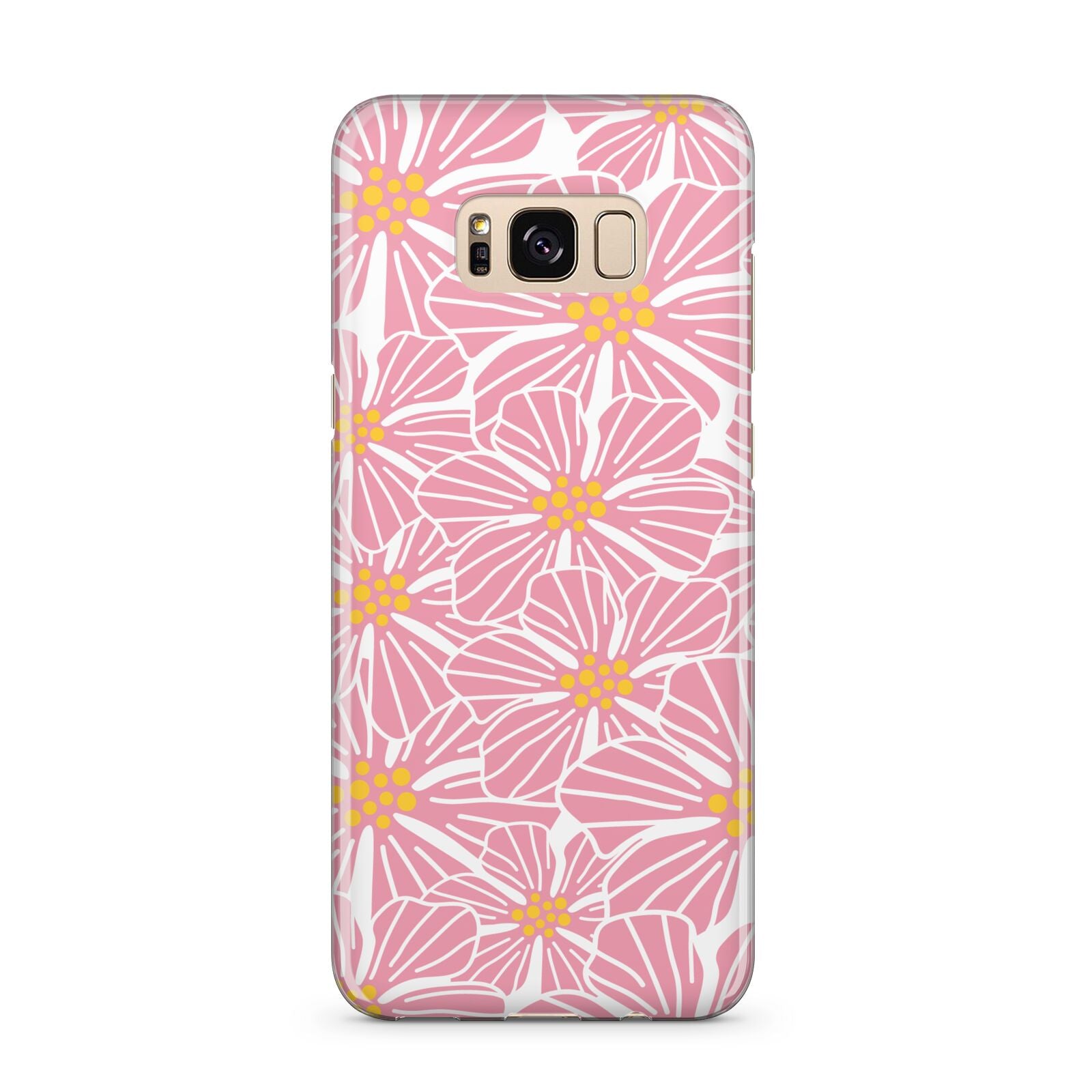 Pink Flowers Samsung Galaxy S8 Plus Case