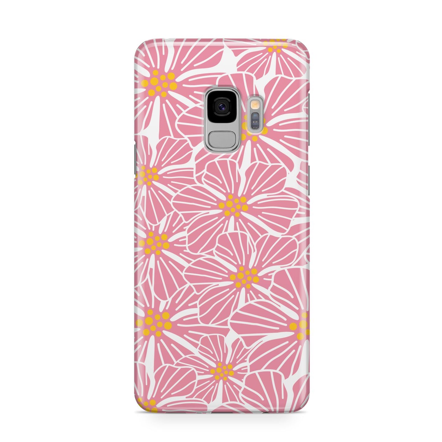 Pink Flowers Samsung Galaxy S9 Case