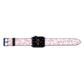 Pink Ghost Apple Watch Strap Landscape Image Blue Hardware