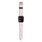 Pink Ghost Apple Watch Strap Size 38mm with Rose Gold Hardware