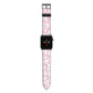 Pink Ghost Apple Watch Strap with Space Grey Hardware