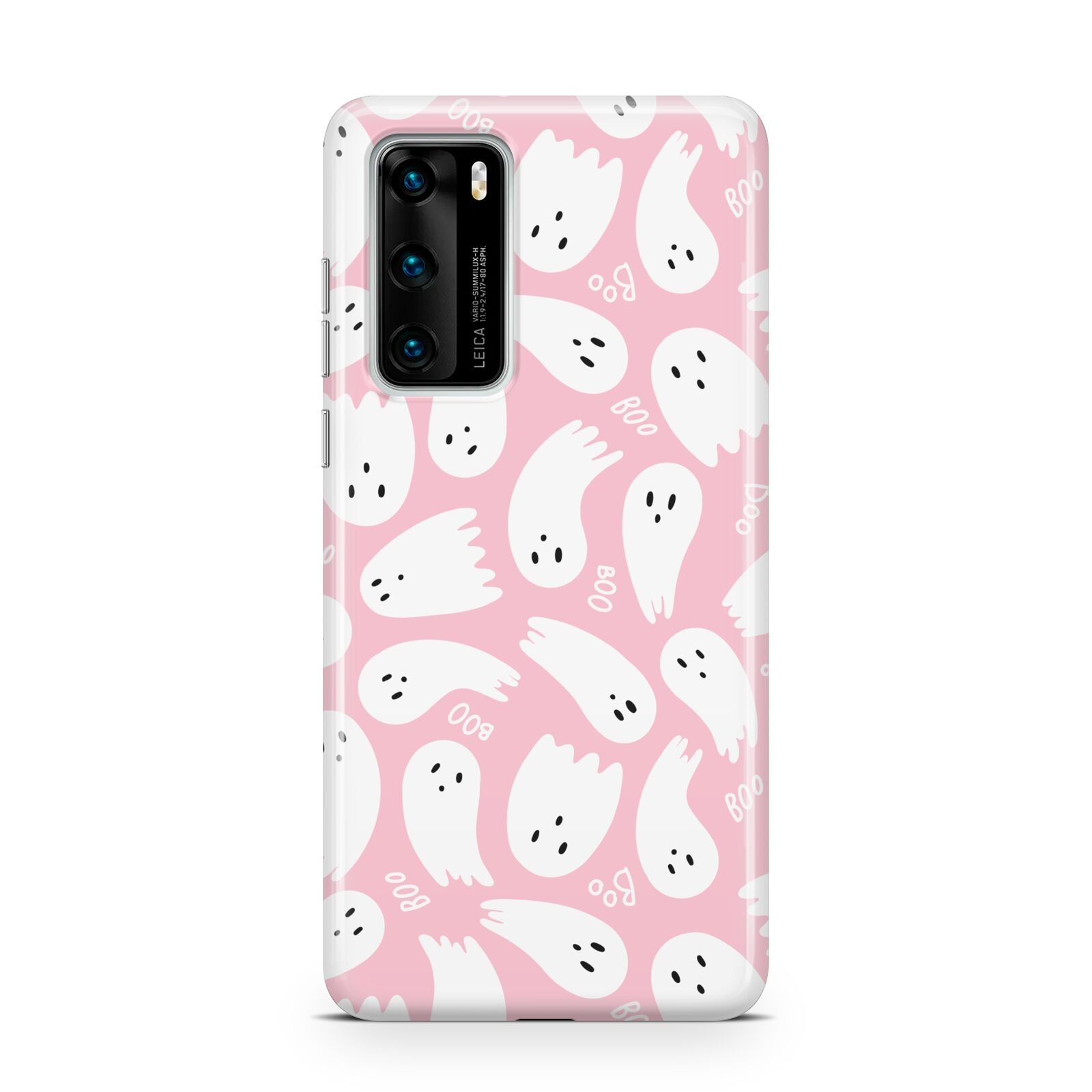 Pink Ghost Huawei P40 Phone Case