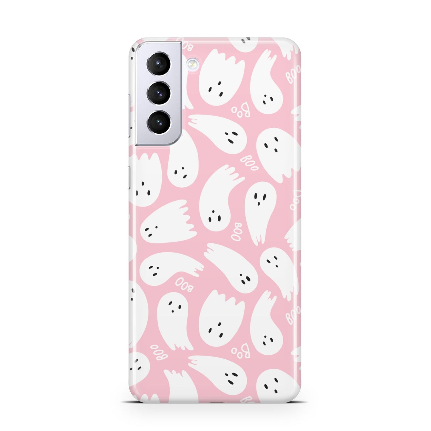 Pink Ghost Samsung S21 Plus Case