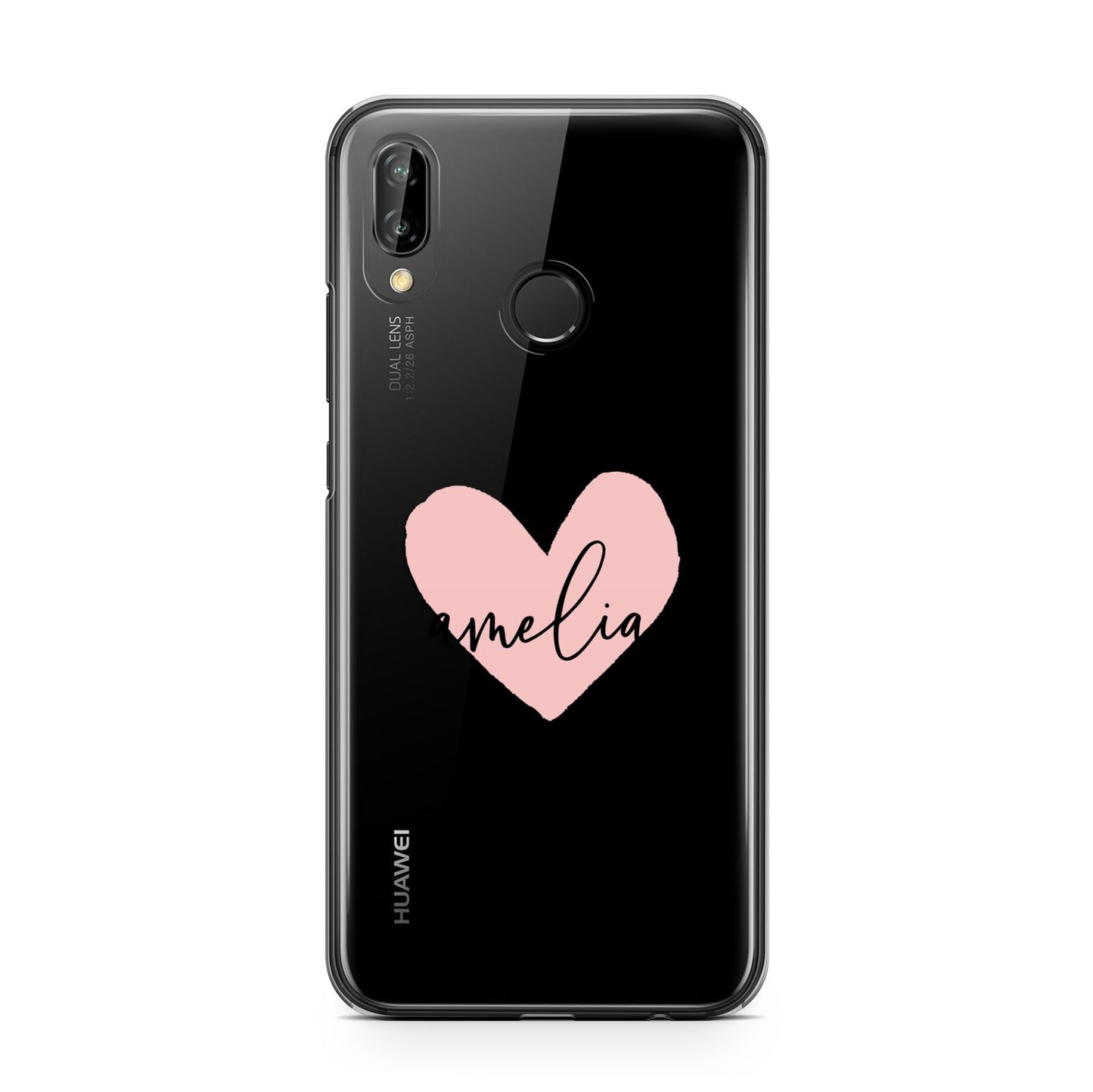 Pink Heart Sketch with Name Huawei P20 Lite Phone Case