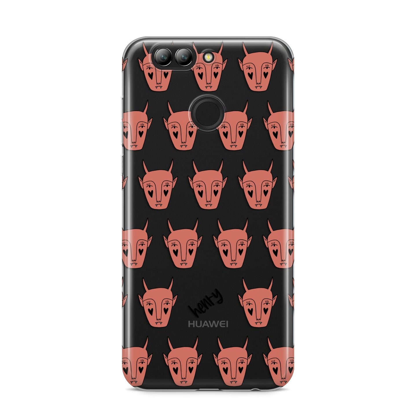 Pink Horned Halloween Personalised Huawei Nova 2s Phone Case