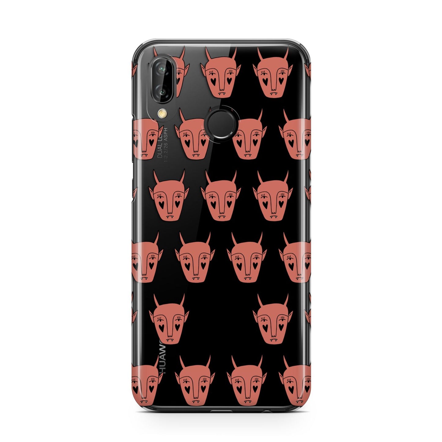 Pink Horned Halloween Personalised Huawei P20 Lite Phone Case