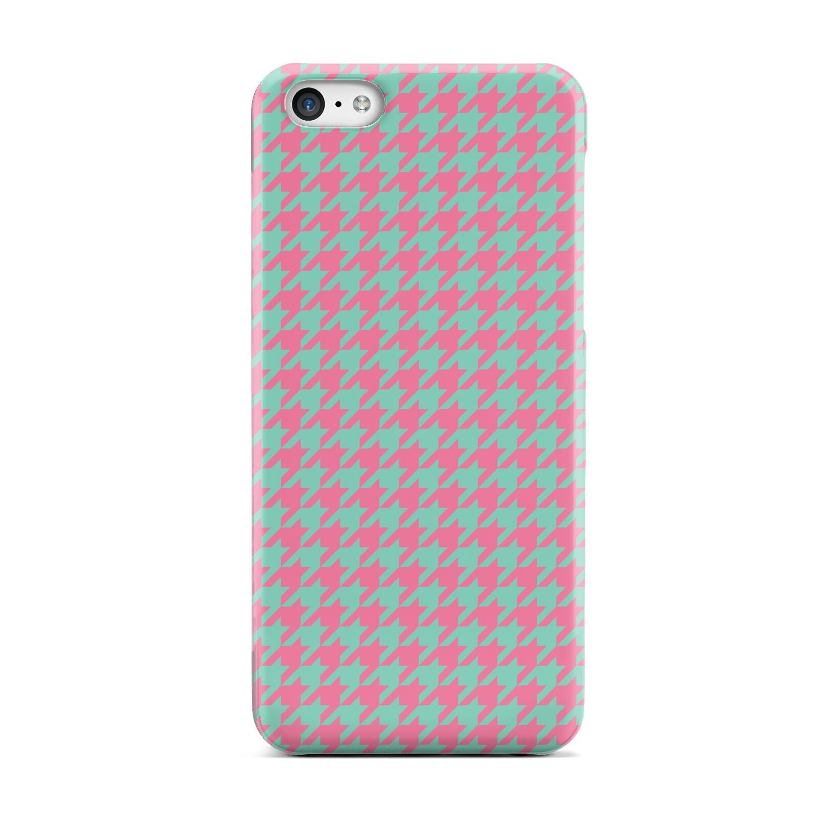 Pink Houndstooth Apple iPhone 5c Case