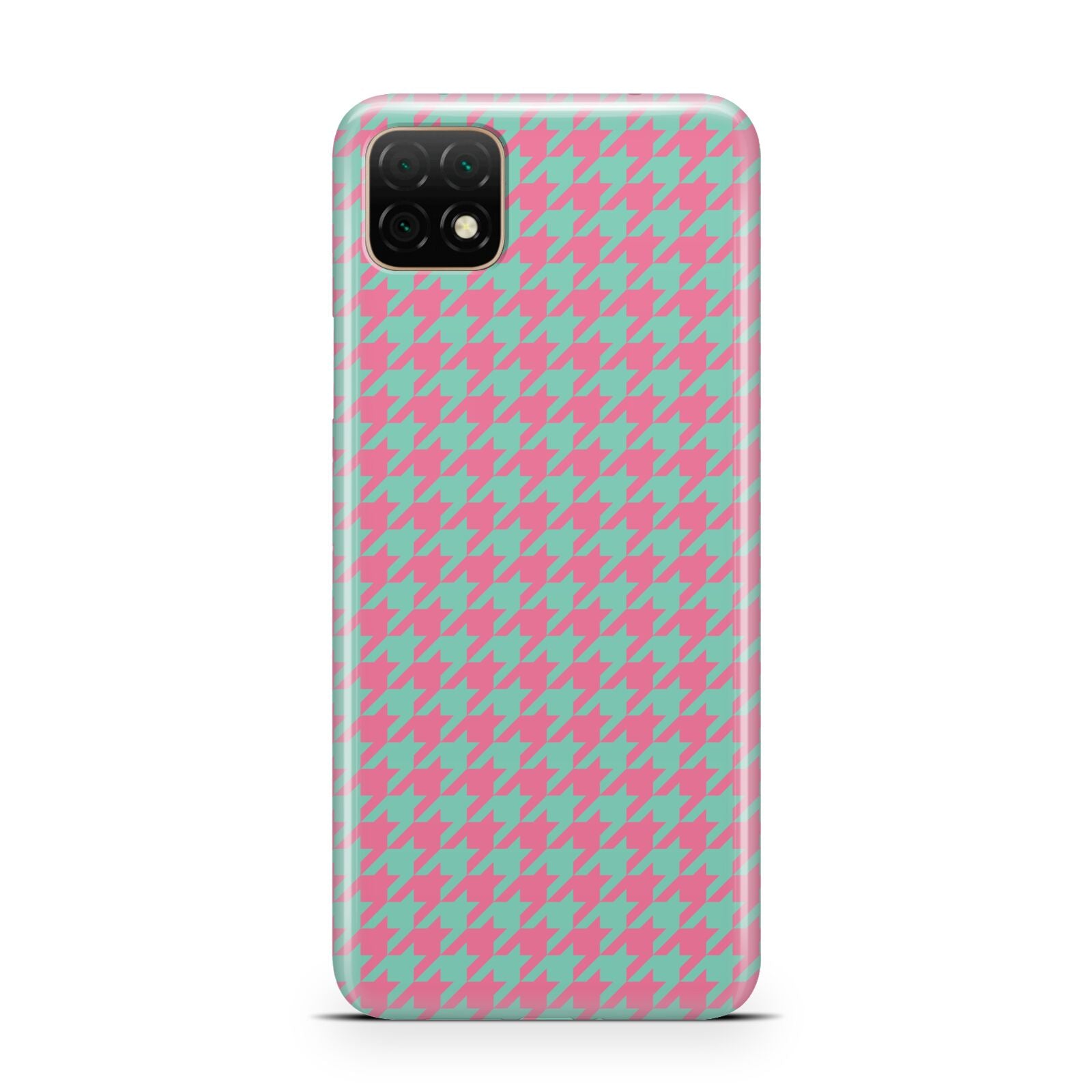 Pink Houndstooth Huawei Enjoy 20 Phone Case