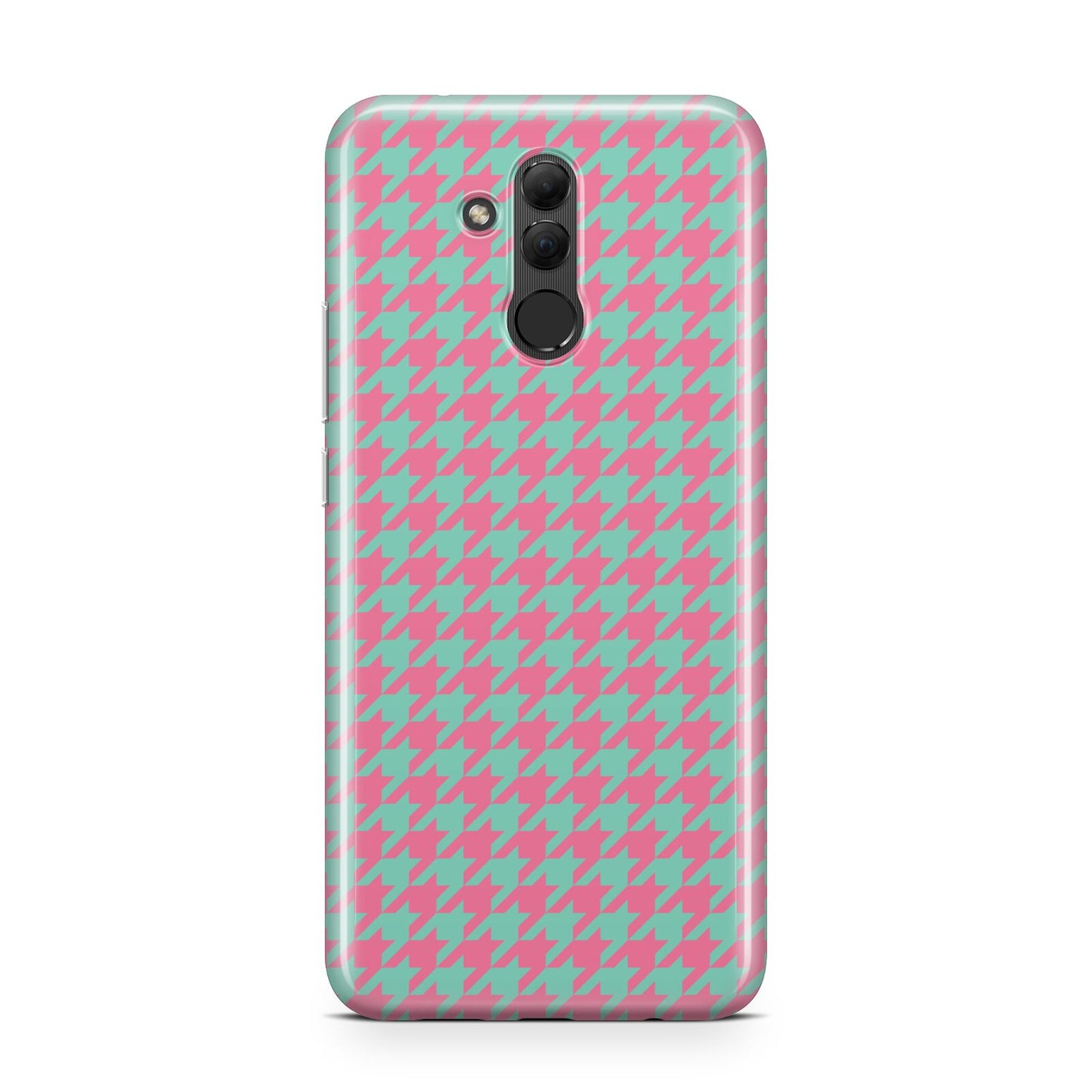 Pink Houndstooth Huawei Mate 20 Lite