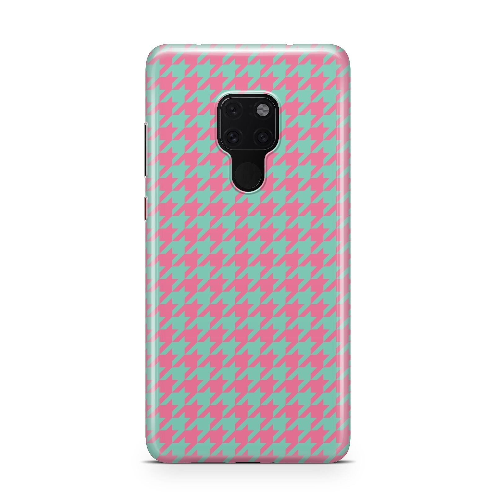 Pink Houndstooth Huawei Mate 20 Phone Case