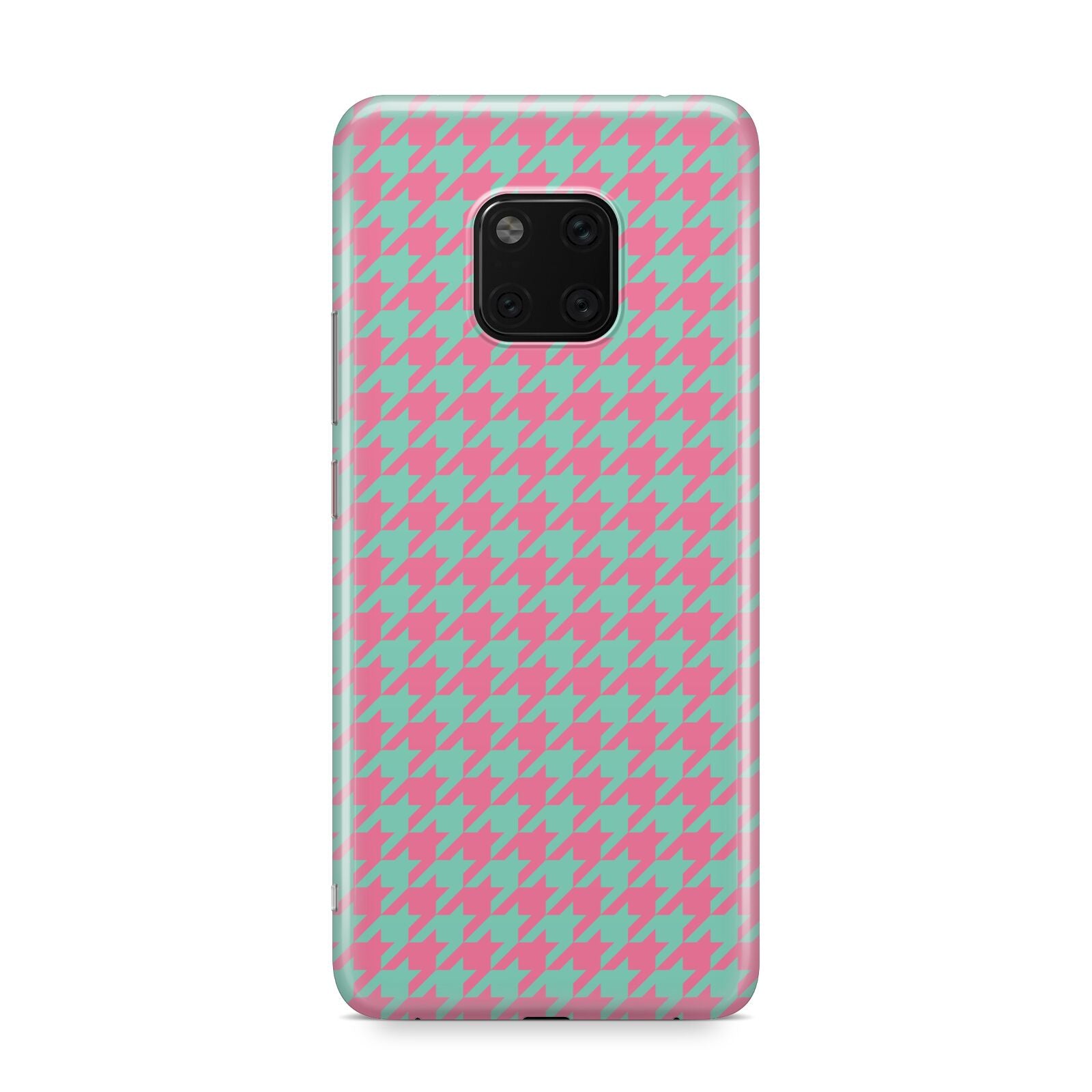 Pink Houndstooth Huawei Mate 20 Pro Phone Case