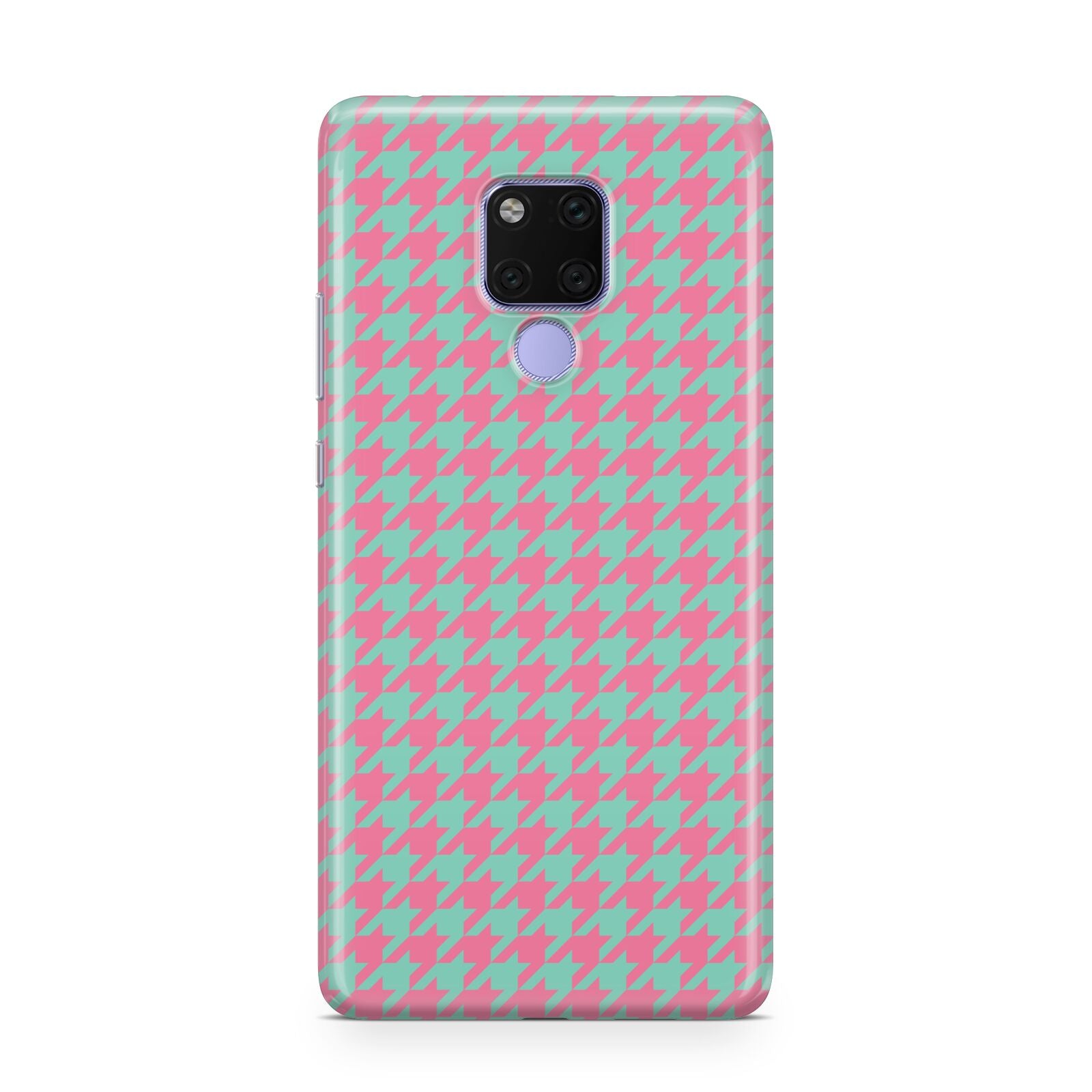 Pink Houndstooth Huawei Mate 20X Phone Case