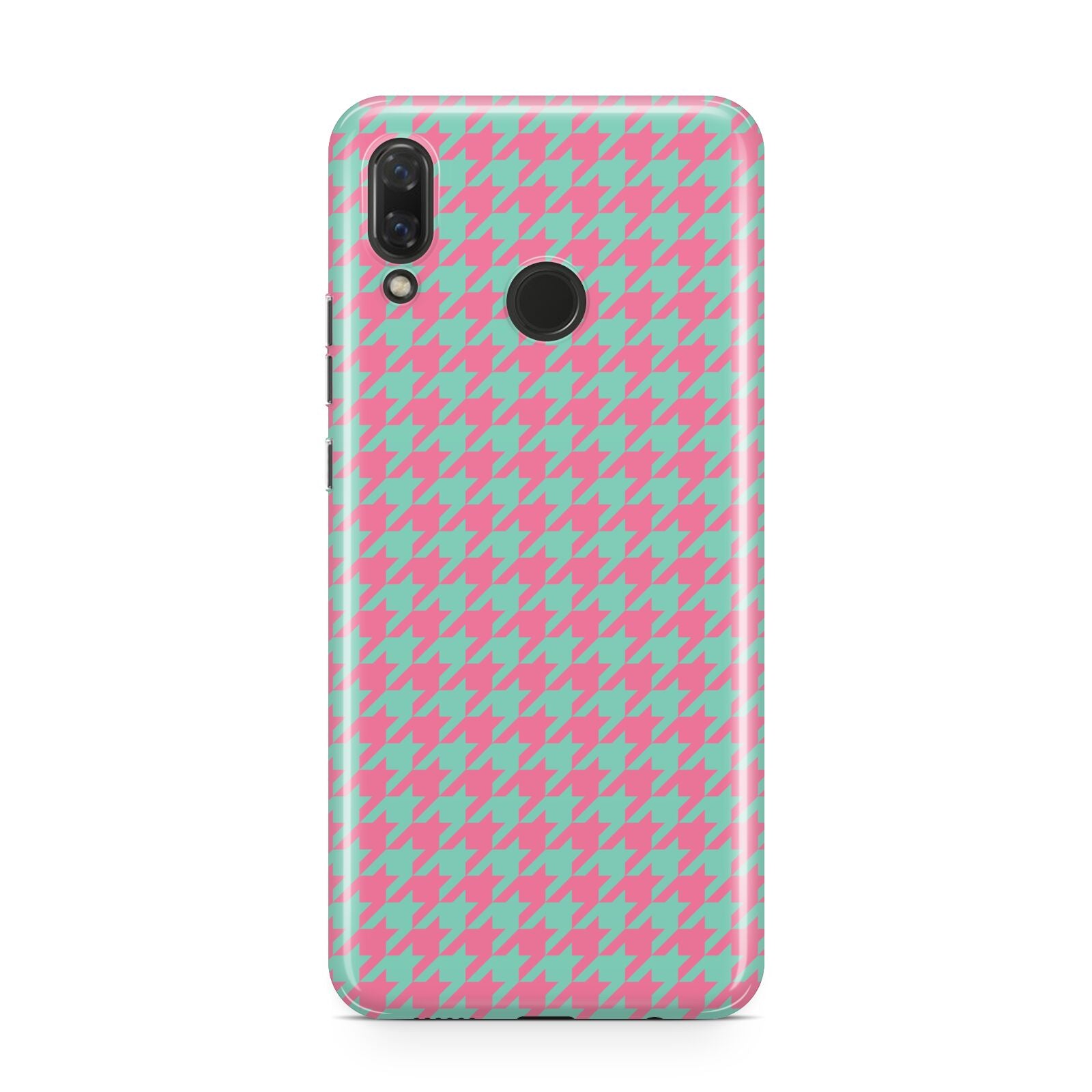 Pink Houndstooth Huawei Nova 3 Phone Case