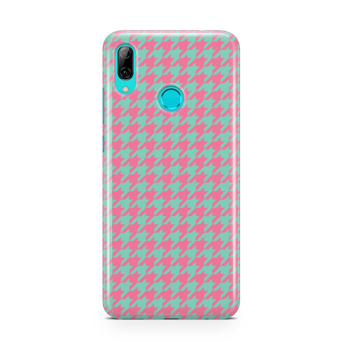 Pink Houndstooth Huawei P Smart 2019 Case