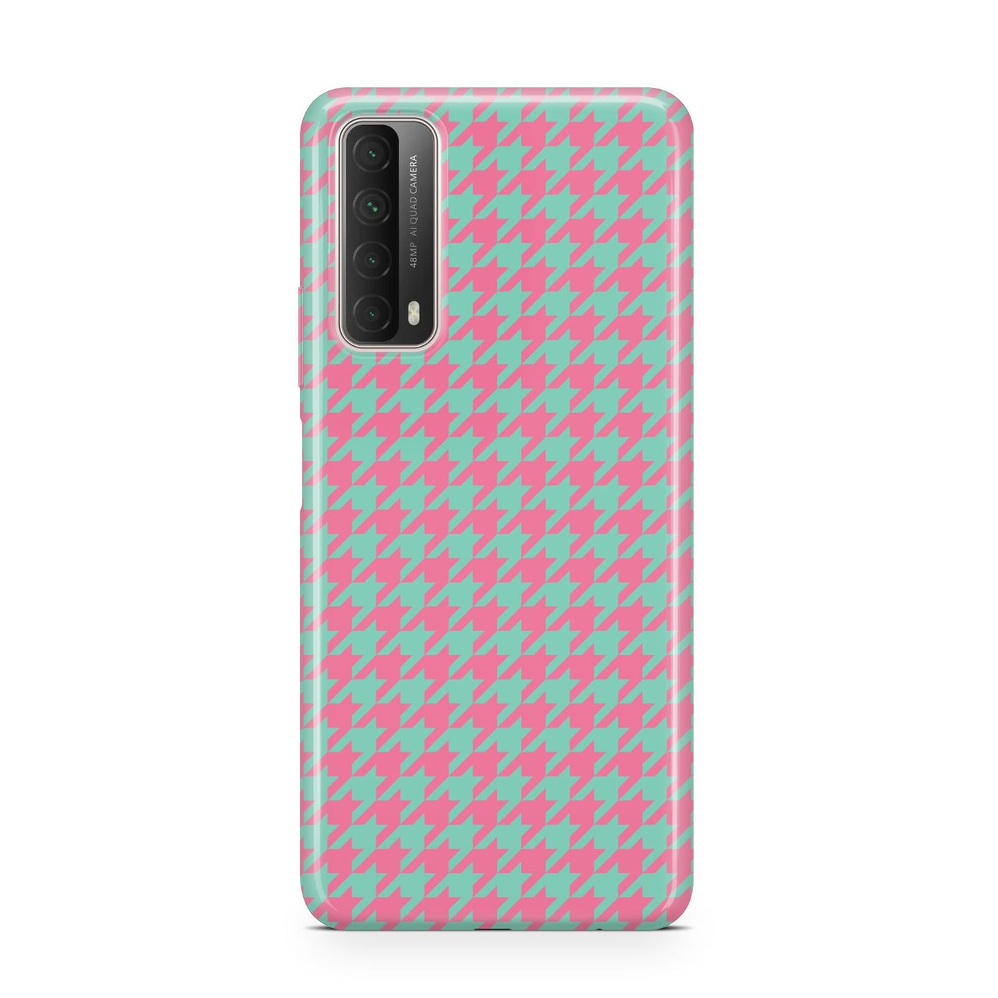 Pink Houndstooth Huawei P Smart 2021