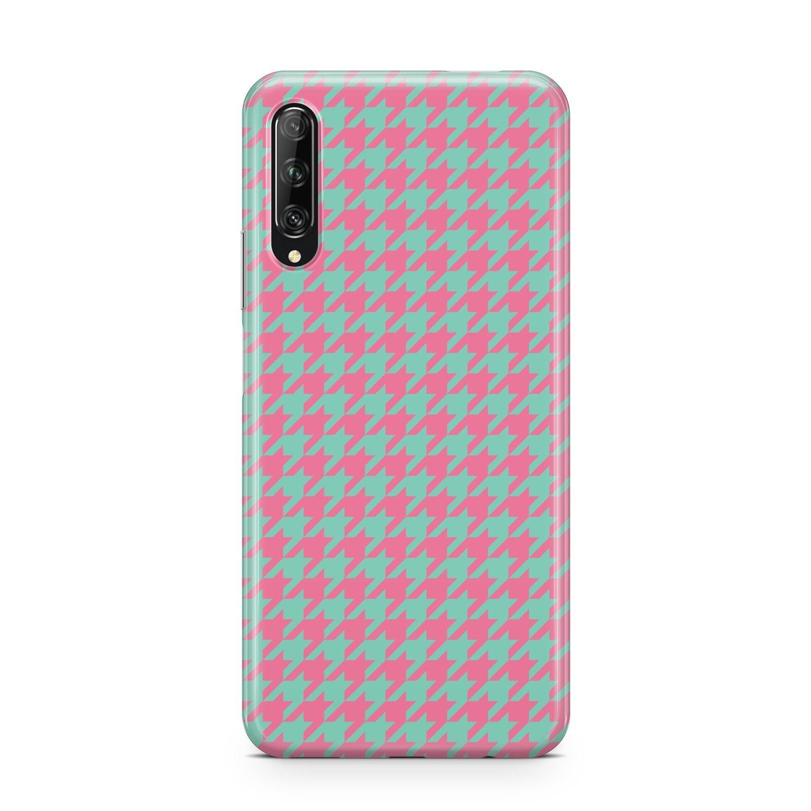 Pink Houndstooth Huawei P Smart Pro 2019