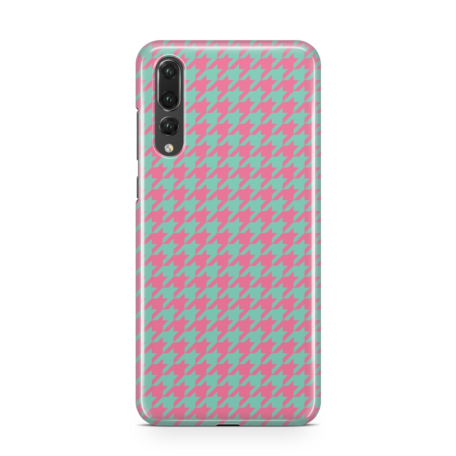 Pink Houndstooth Huawei P20 Pro Phone Case