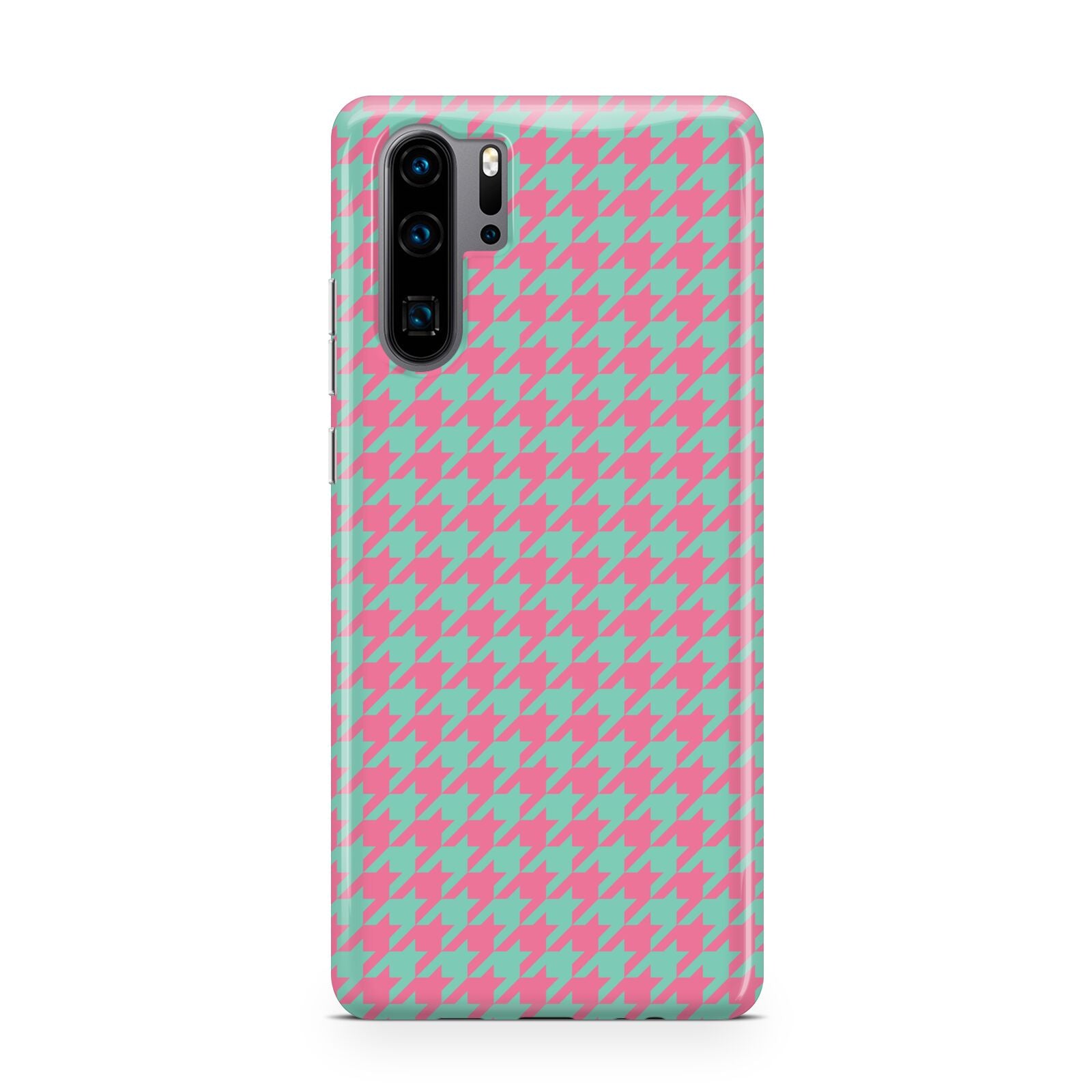 Pink Houndstooth Huawei P30 Pro Phone Case