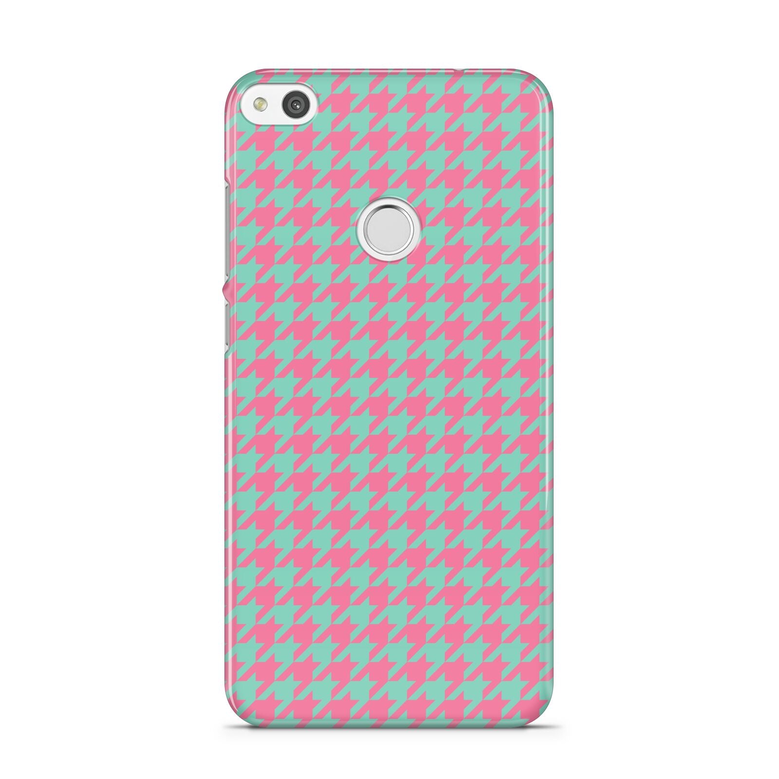 Pink Houndstooth Huawei P8 Lite Case