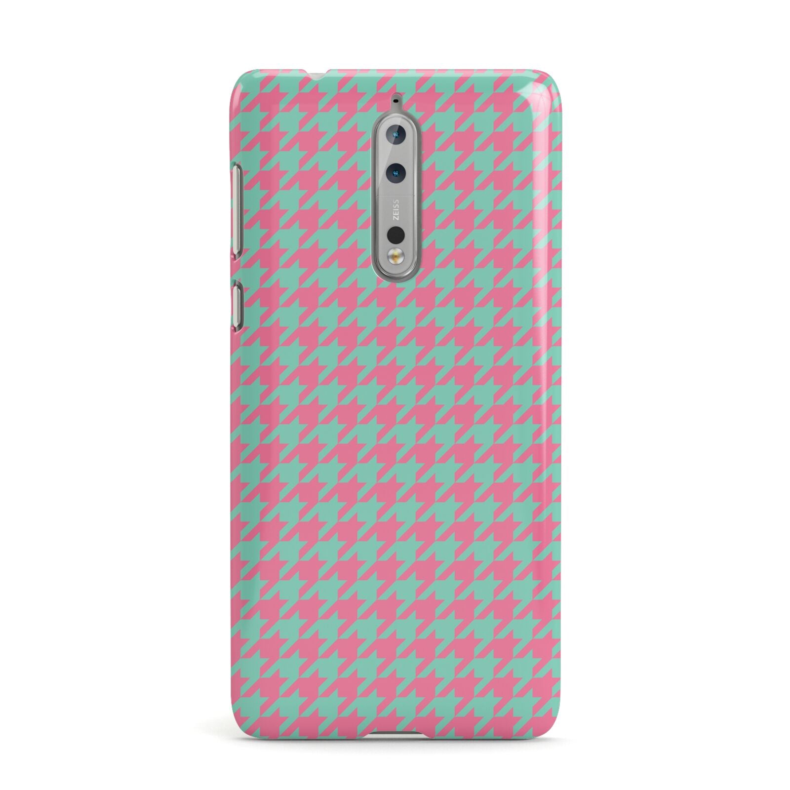 Pink Houndstooth Nokia Case