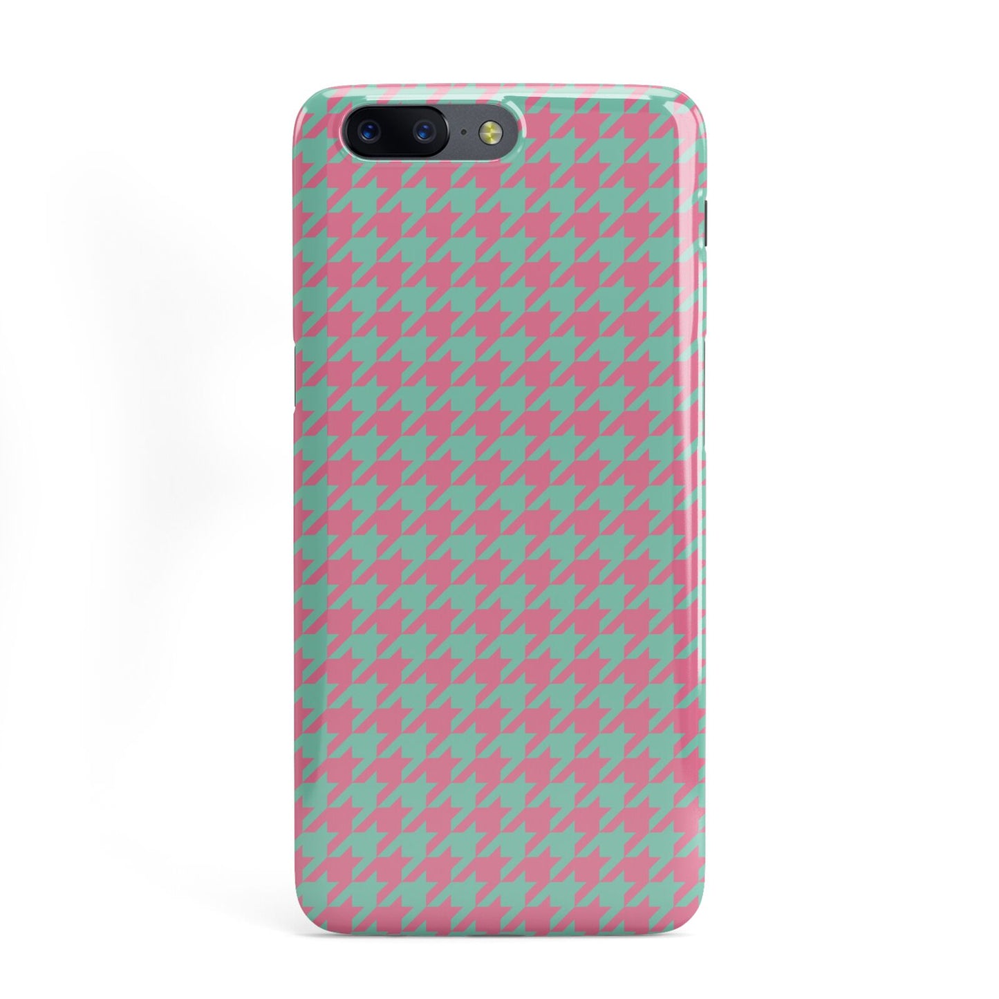 Pink Houndstooth OnePlus Case