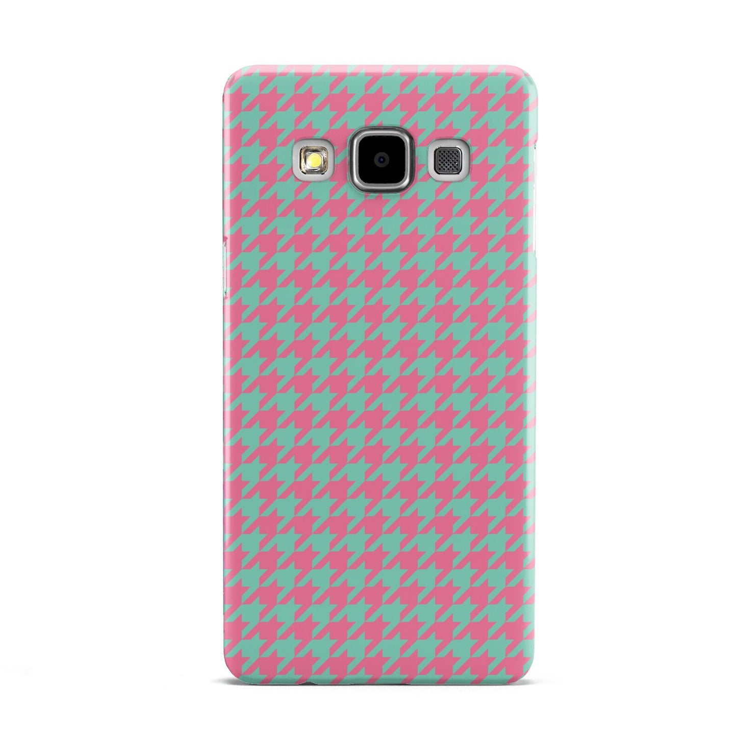 Pink Houndstooth Samsung Galaxy A5 Case