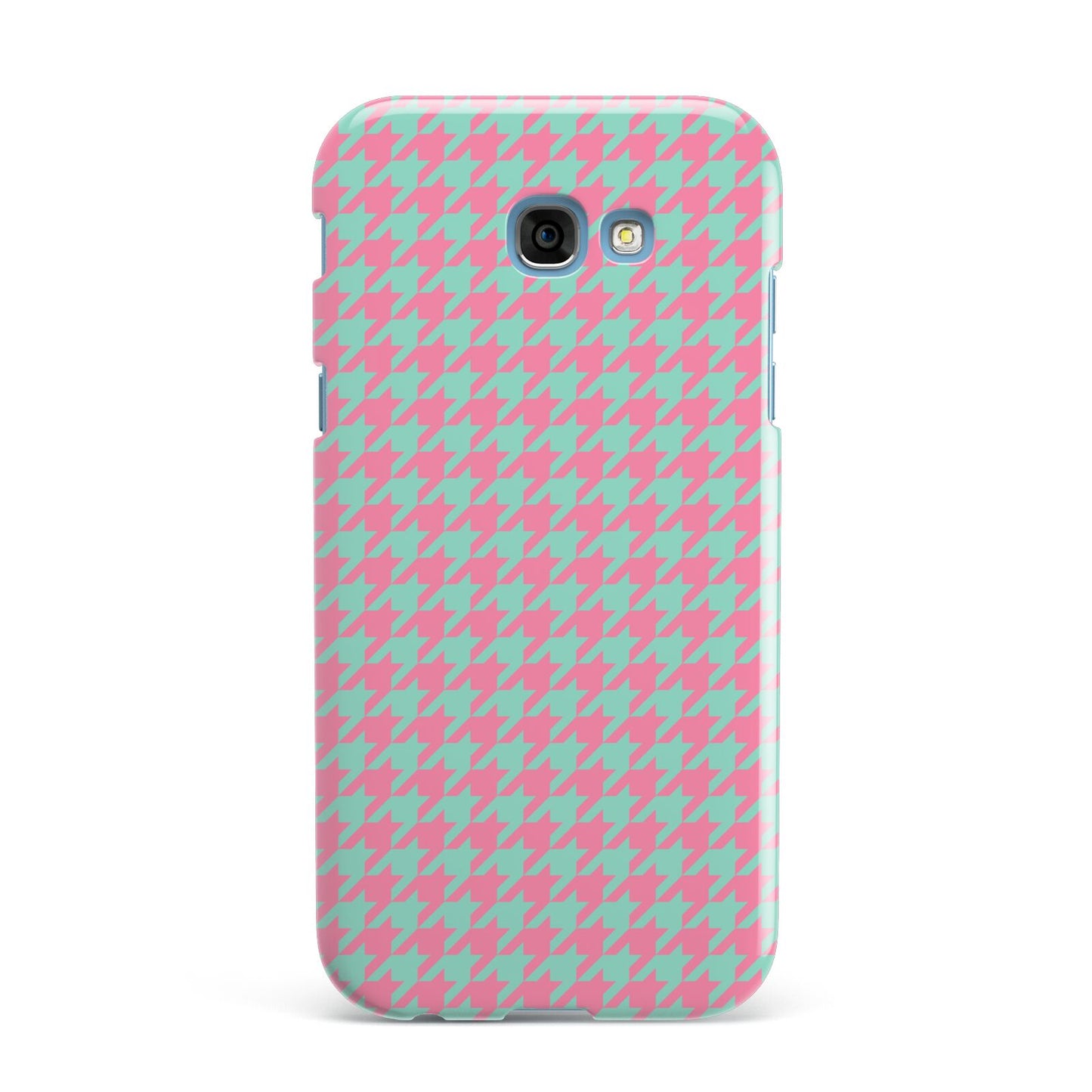 Pink Houndstooth Samsung Galaxy A7 2017 Case