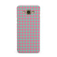 Pink Houndstooth Samsung Galaxy A8 Case
