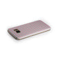 Pink Houndstooth Samsung Galaxy Case Side Close Up