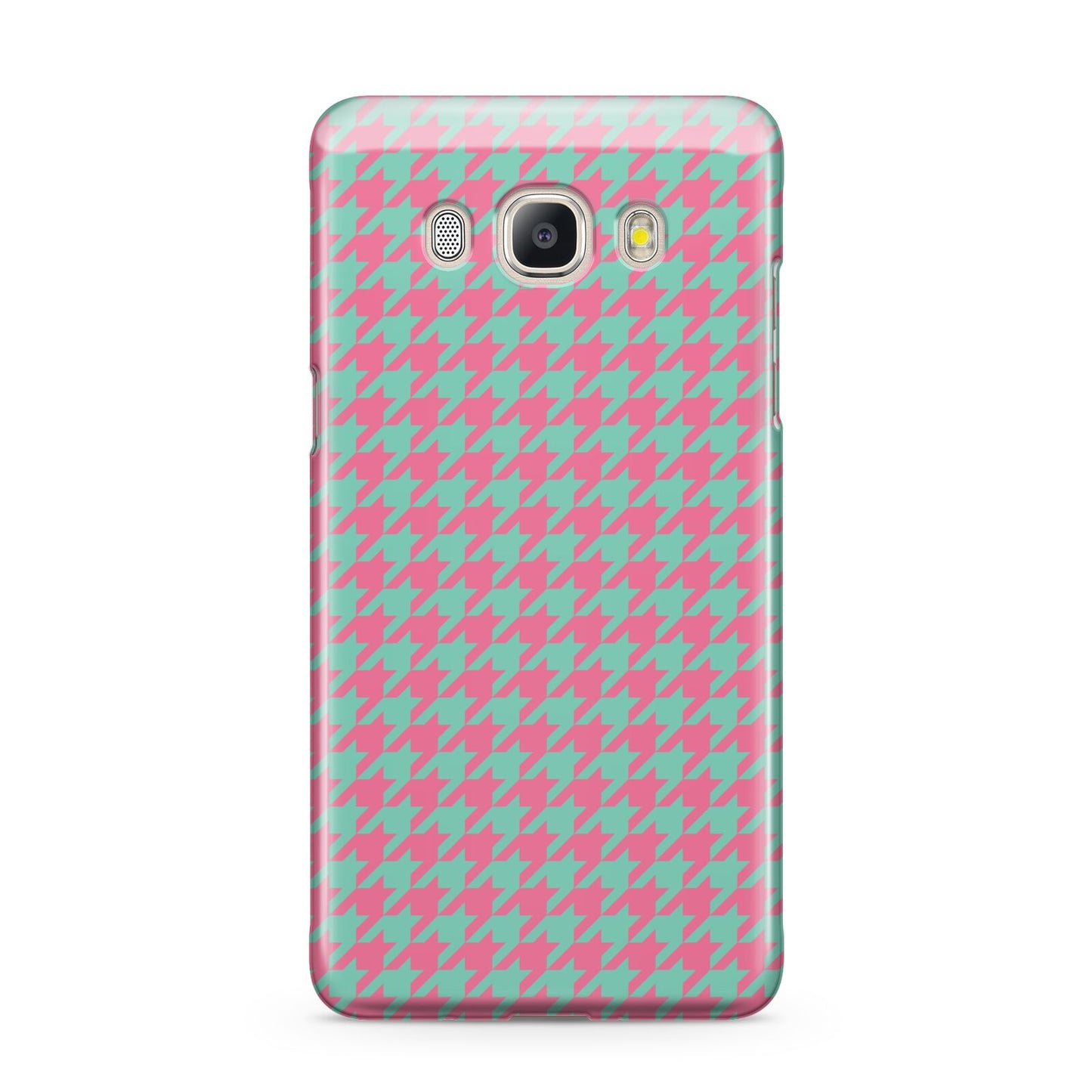 Pink Houndstooth Samsung Galaxy J5 2016 Case