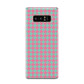 Pink Houndstooth Samsung Galaxy Note 8 Case