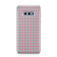 Pink Houndstooth Samsung Galaxy S10E Case