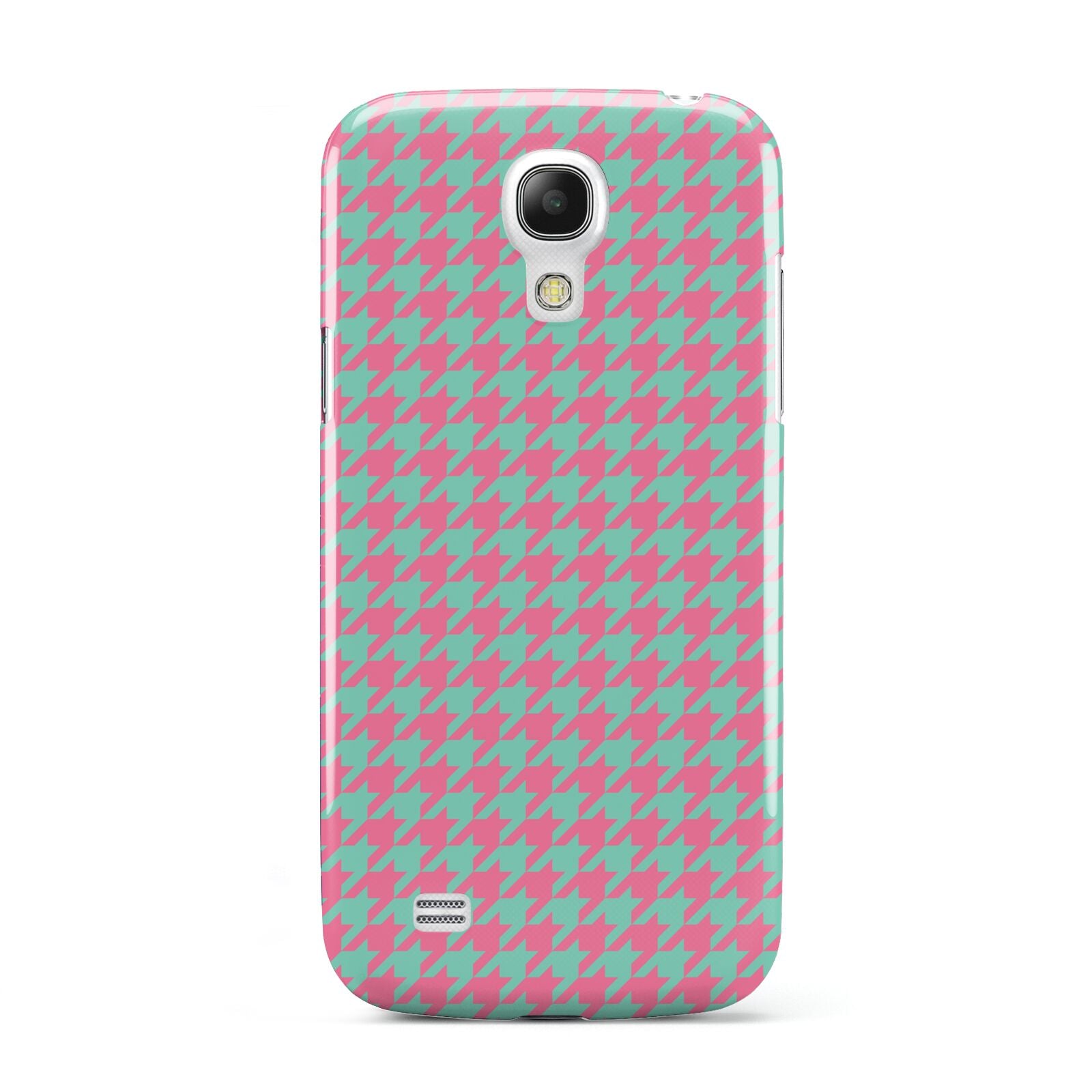 Pink Houndstooth Samsung Galaxy S4 Mini Case